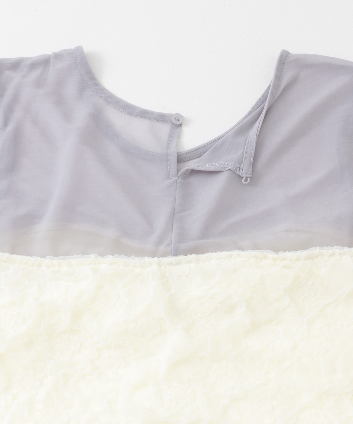 ビスチェドッキングトップ GRY×O.WHT one