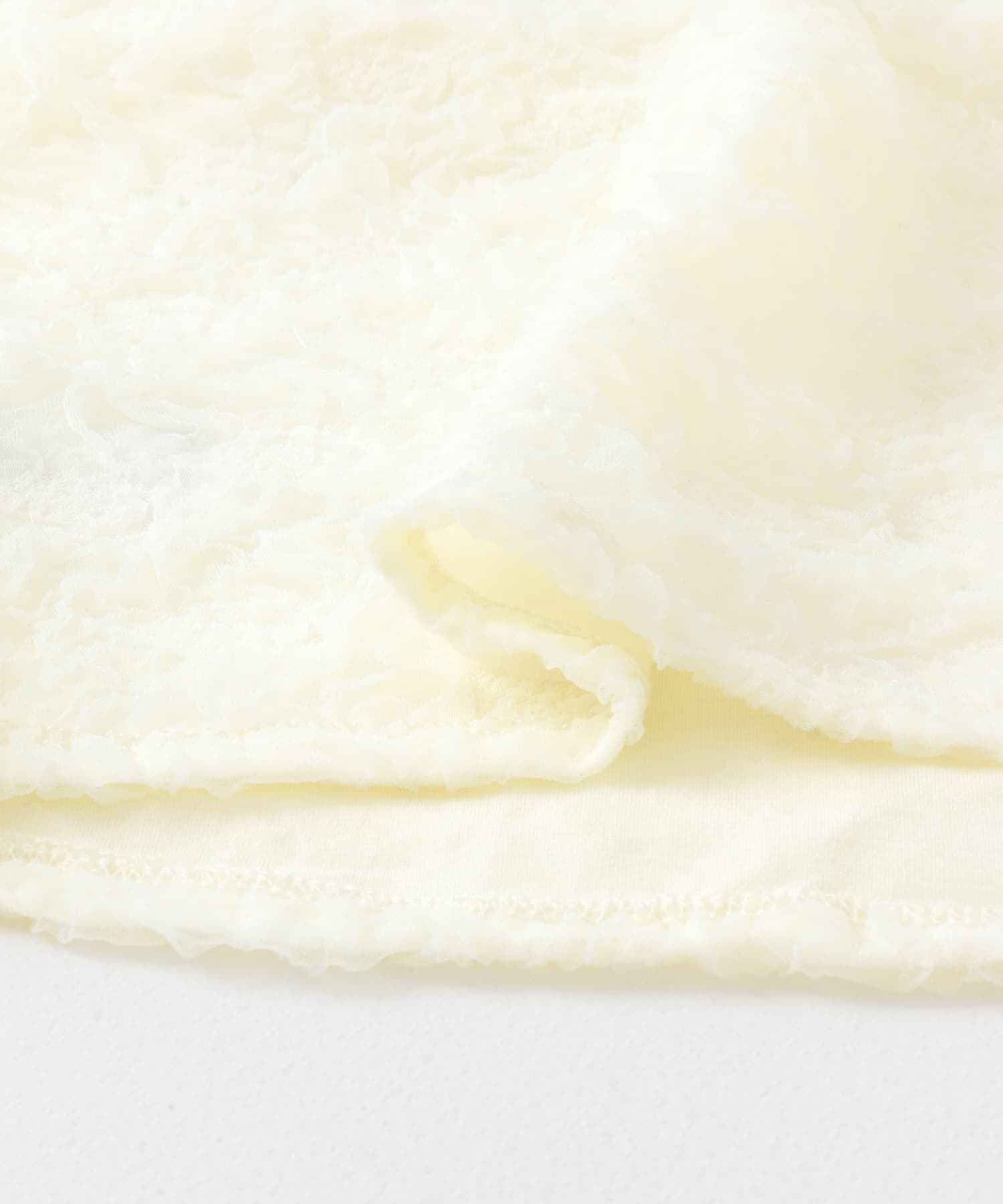 ビスチェドッキングトップ GRY×O.WHT one