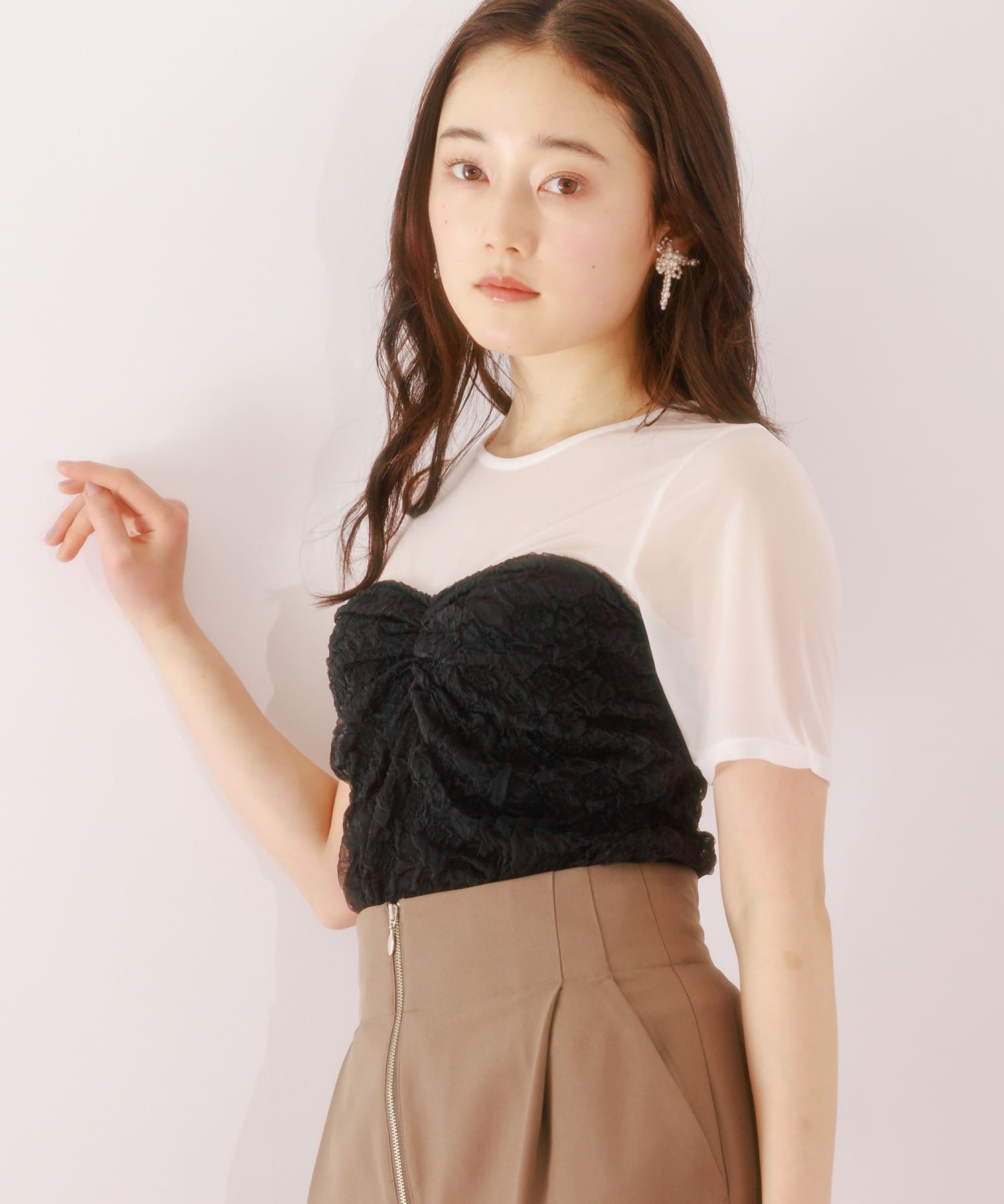 身長：162cm サイズ：one