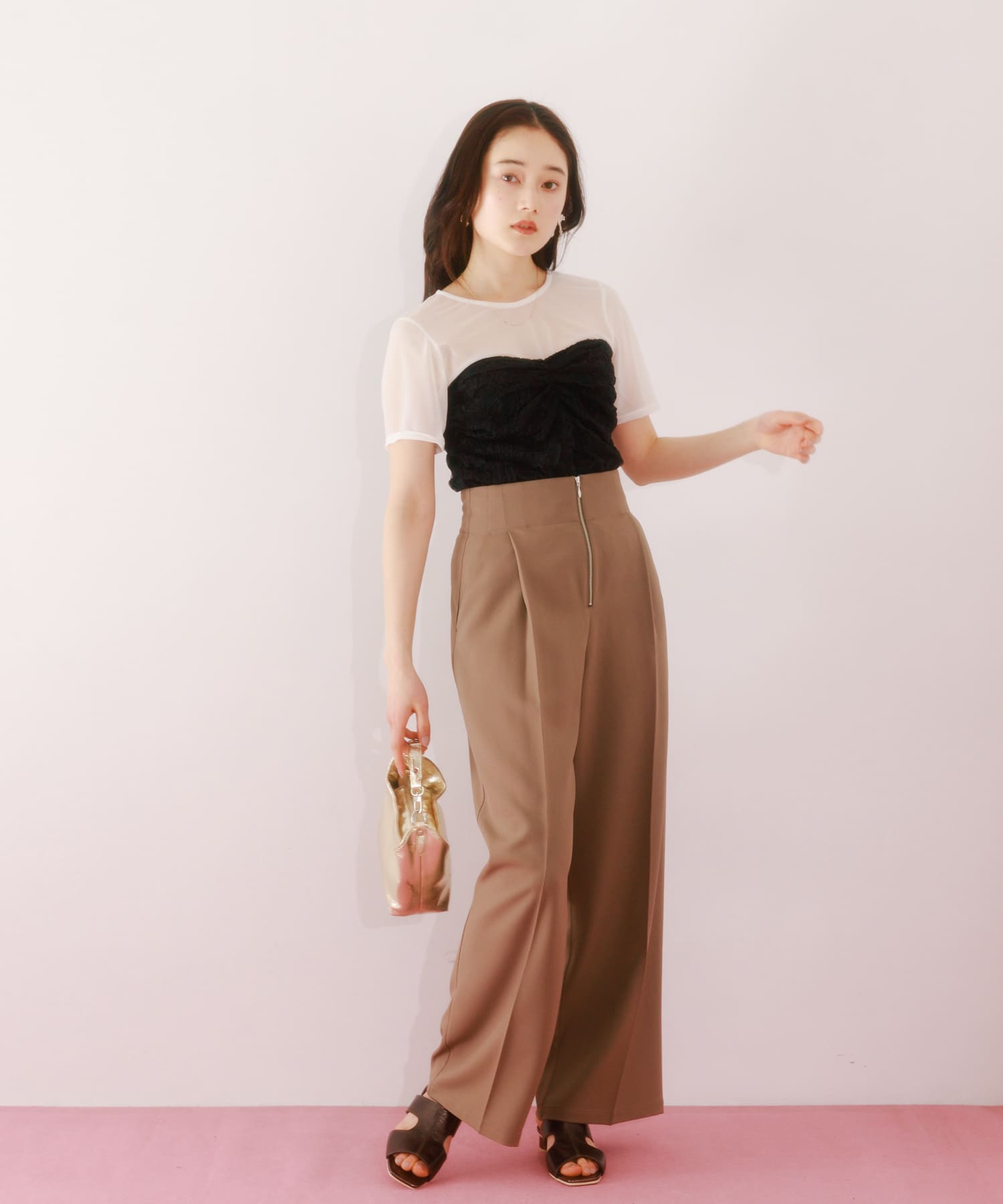 身長：162cm サイズ：one