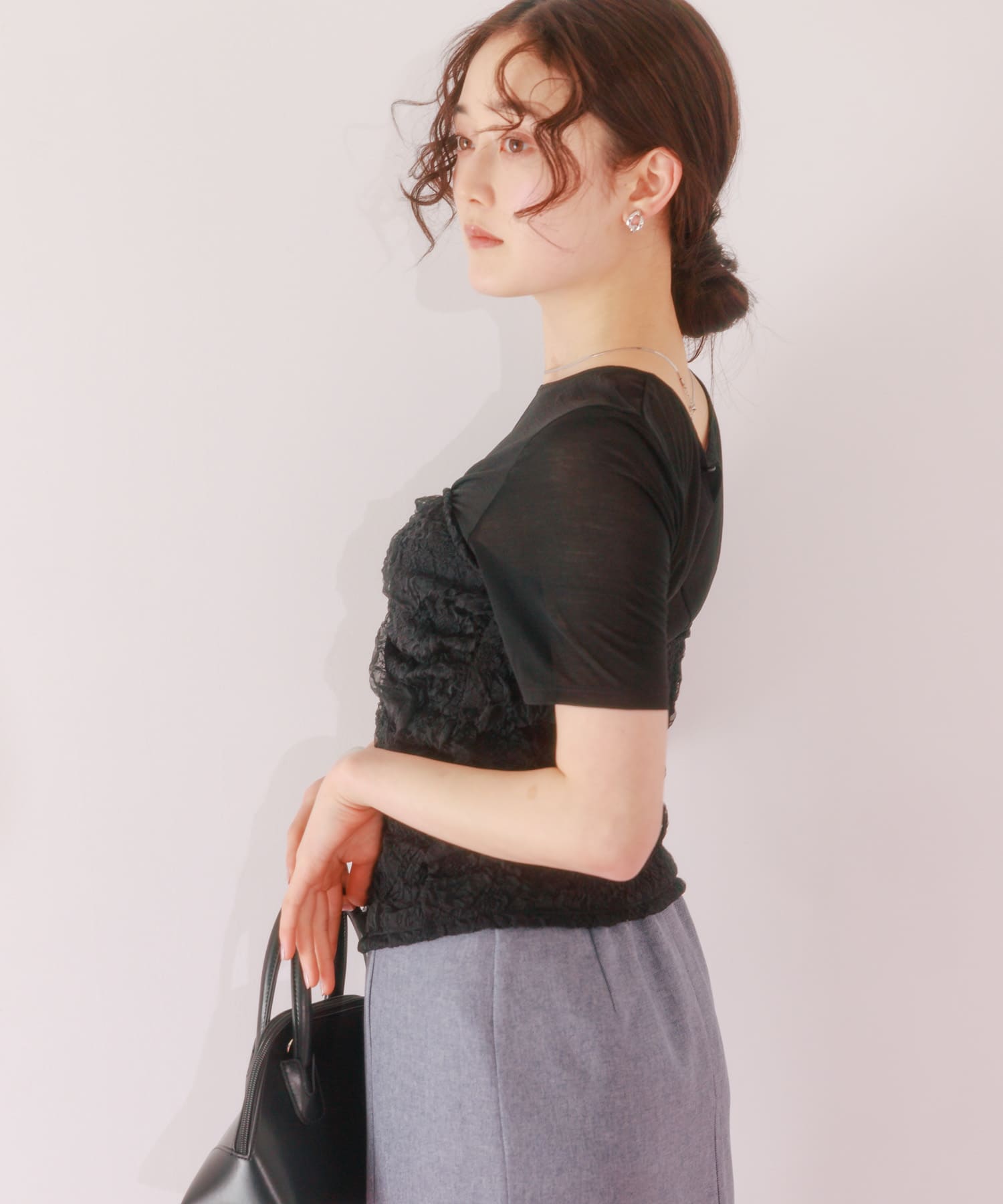 身長：162cm サイズ：one