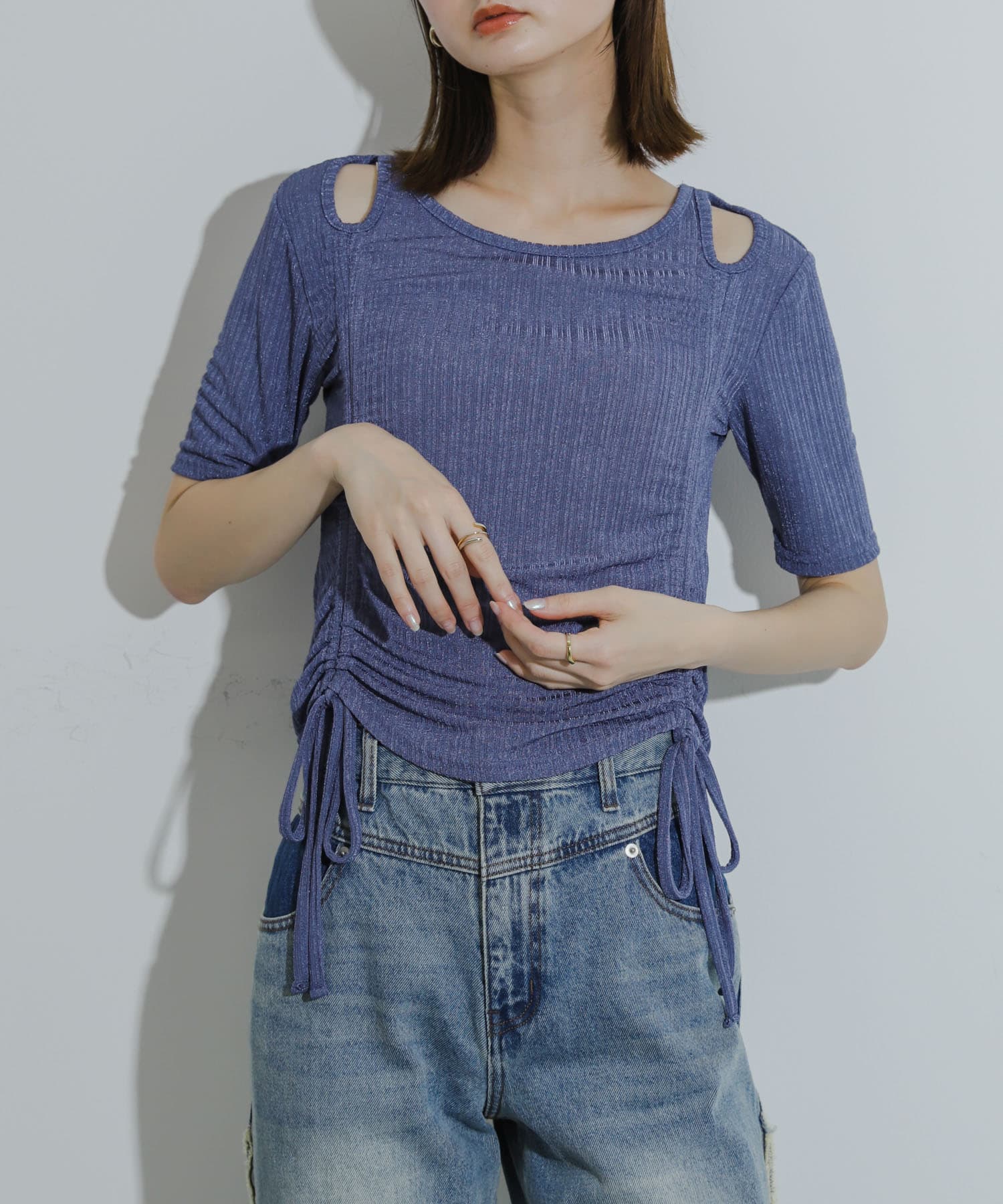 身長：169cm サイズ：one