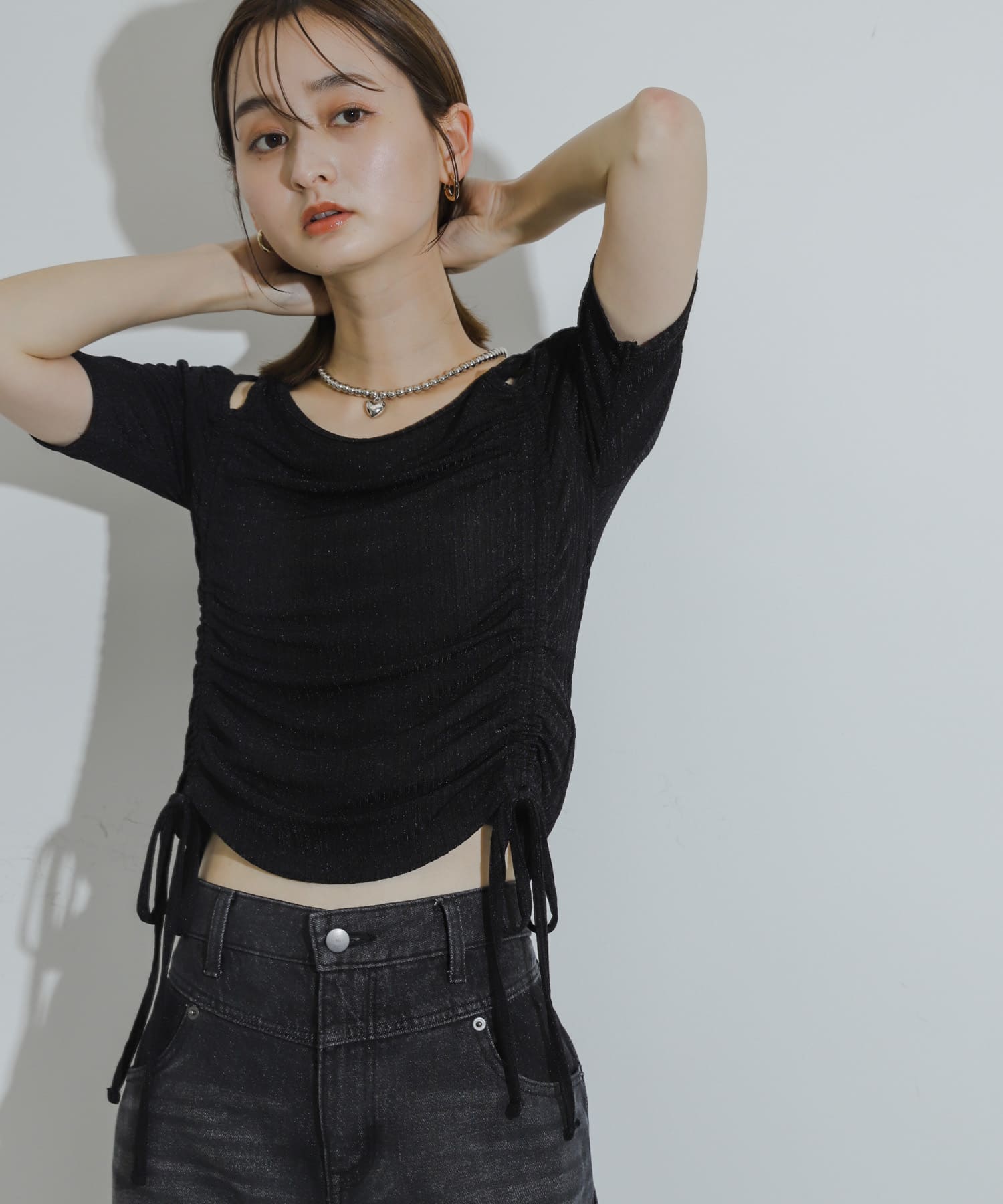 身長：169cm サイズ：one
