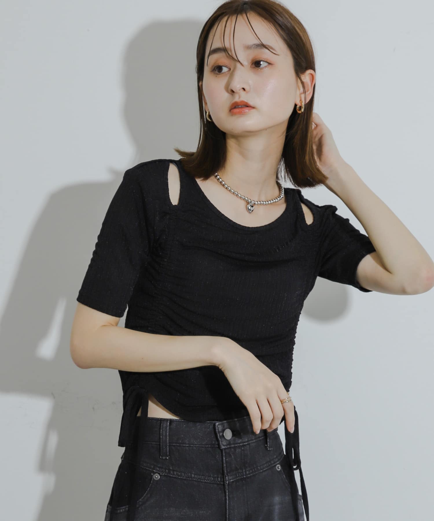 身長：169cm サイズ：one