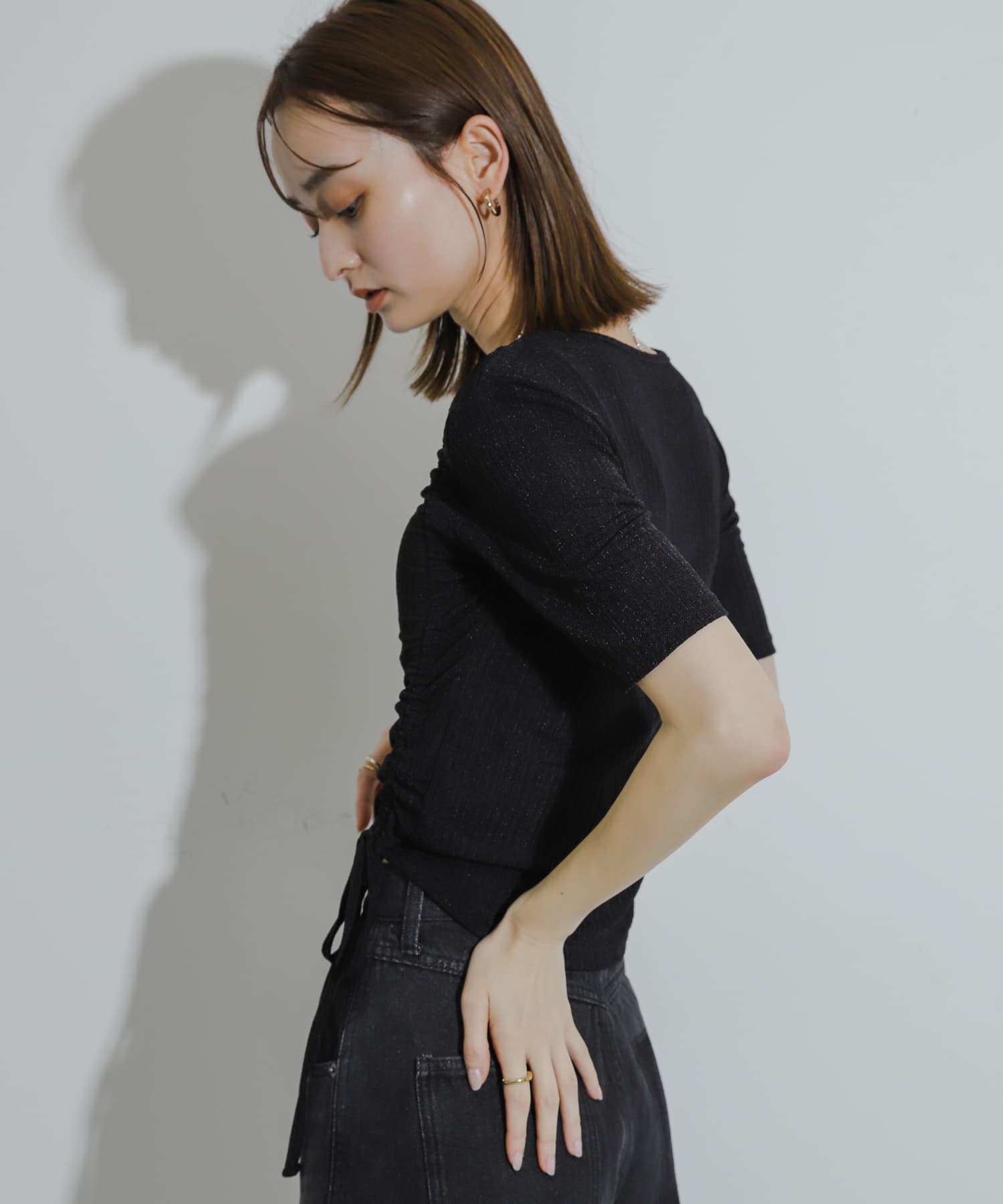 身長：169cm サイズ：one
