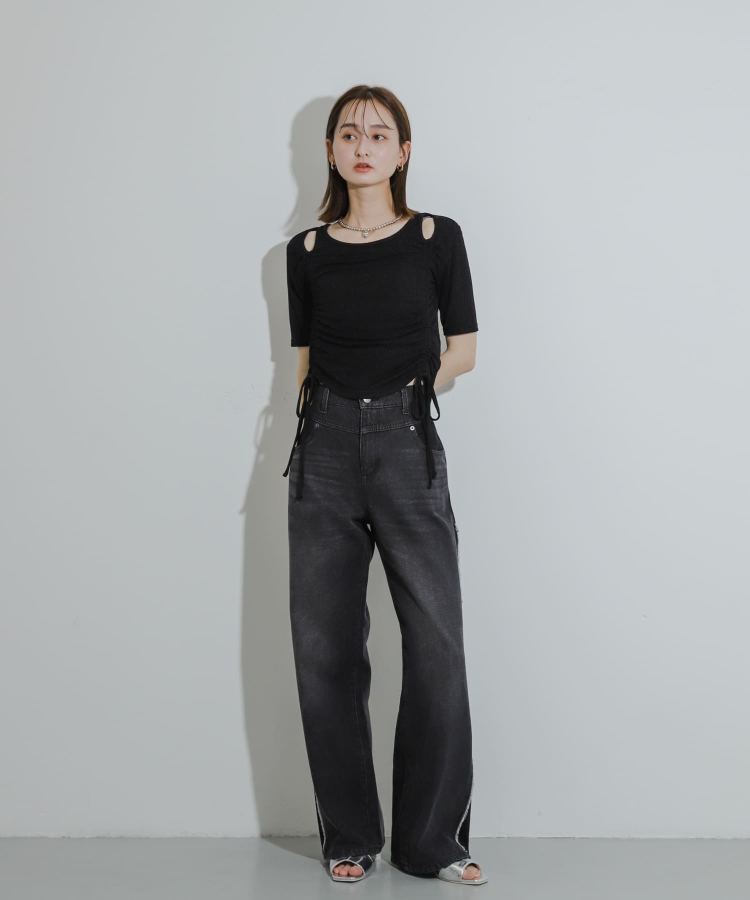 身長：169cm サイズ：one