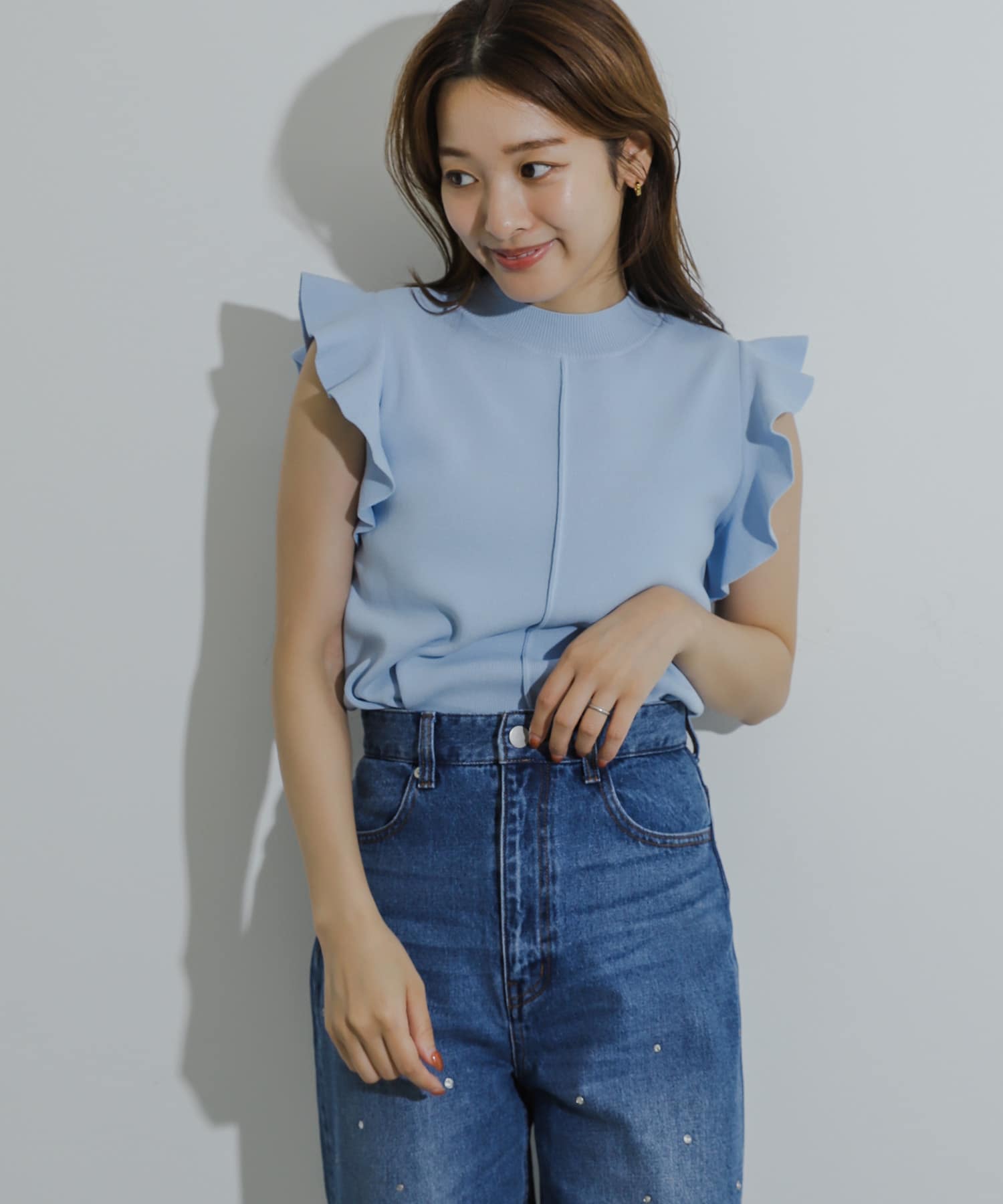 身長：155cm サイズ：one