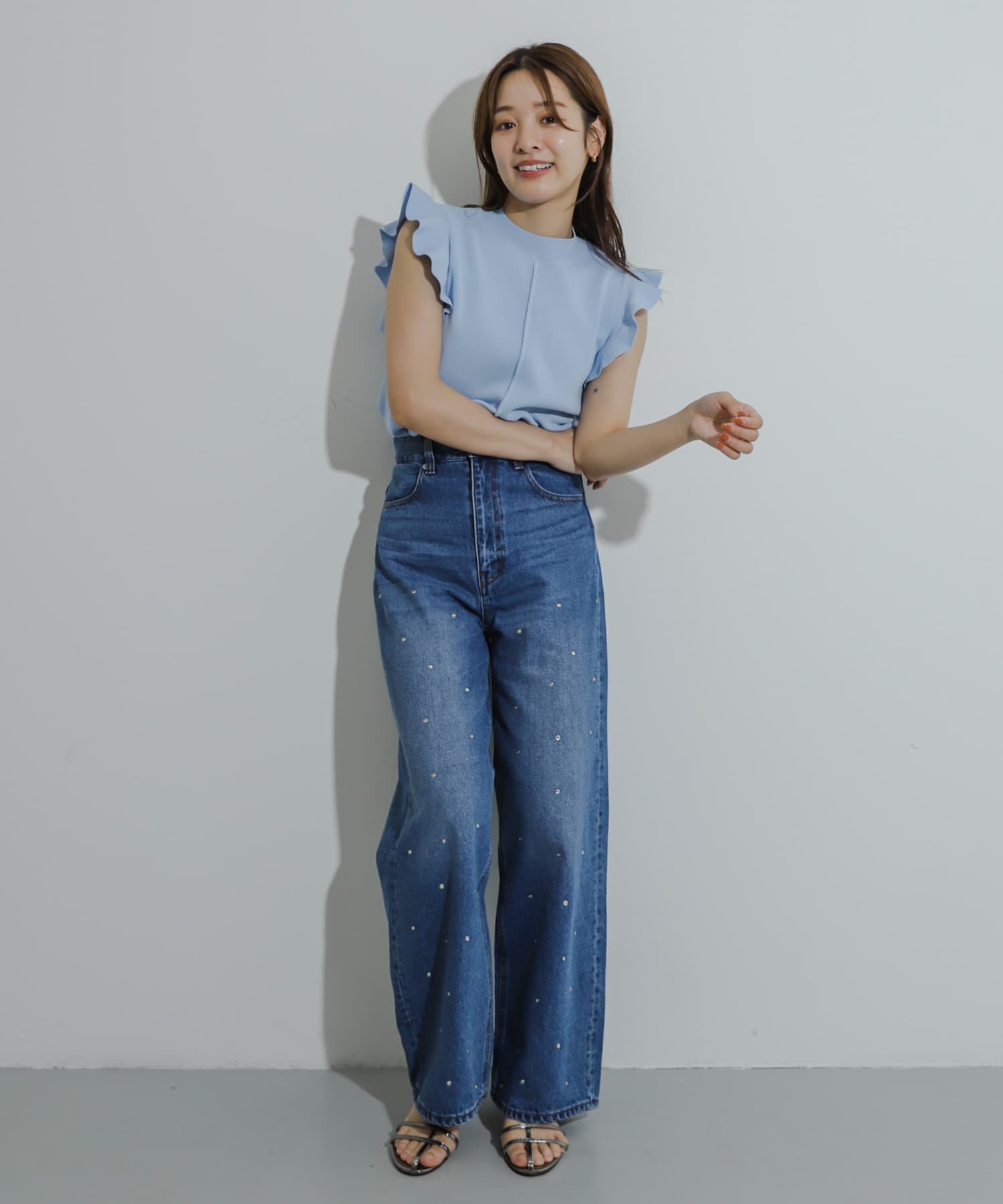 身長：155cm サイズ：one