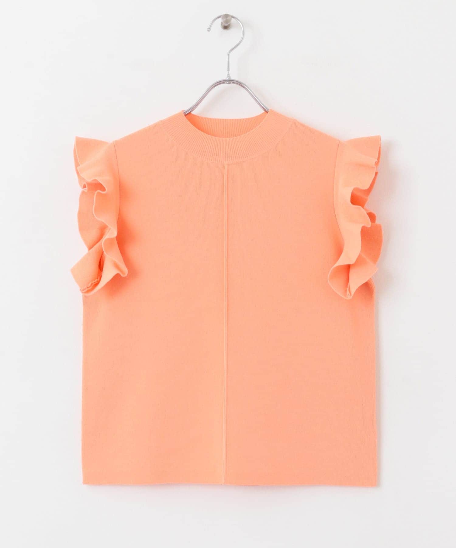 フリルコンパクトセーター ORANGE one