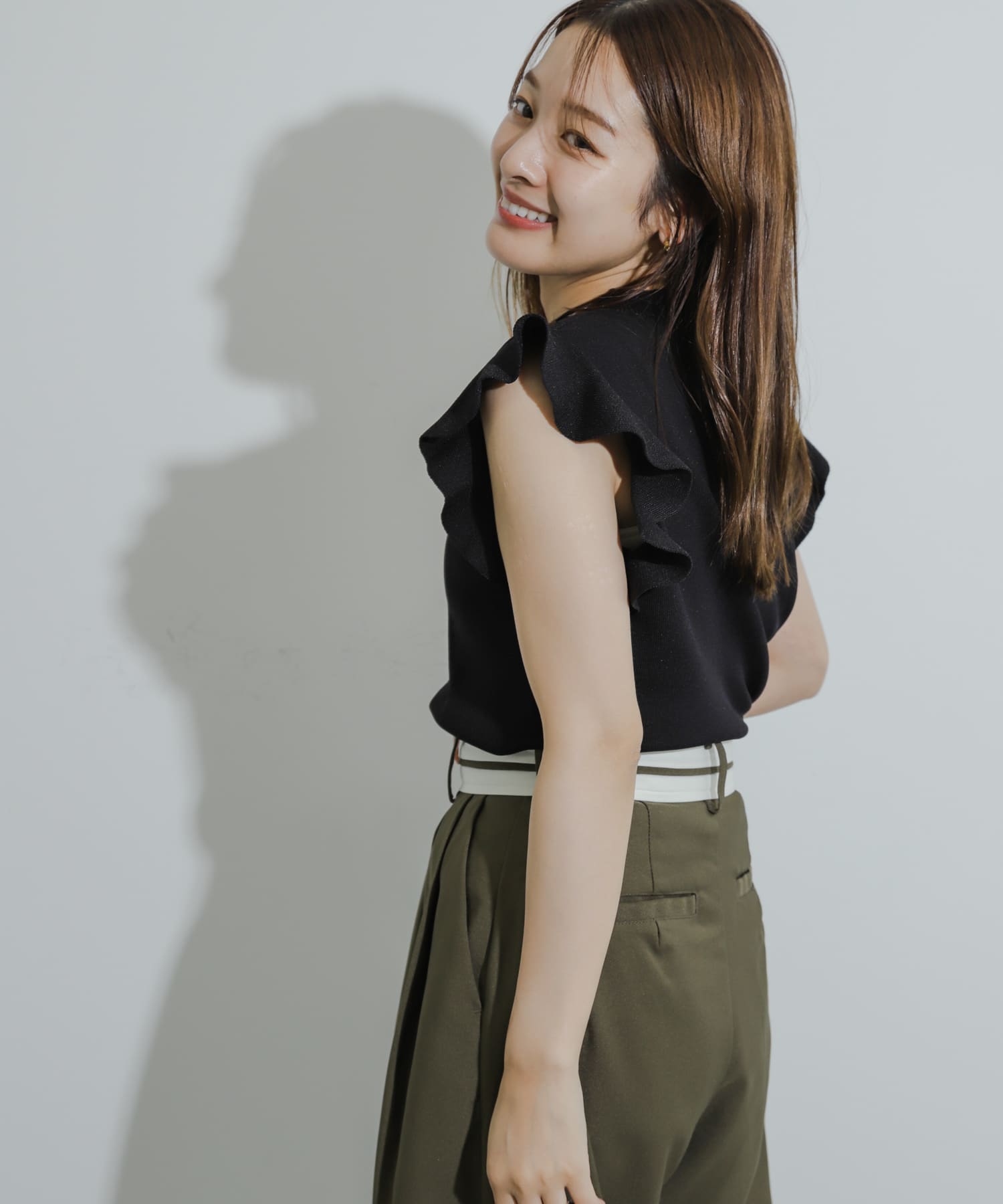 身長：155cm サイズ：one