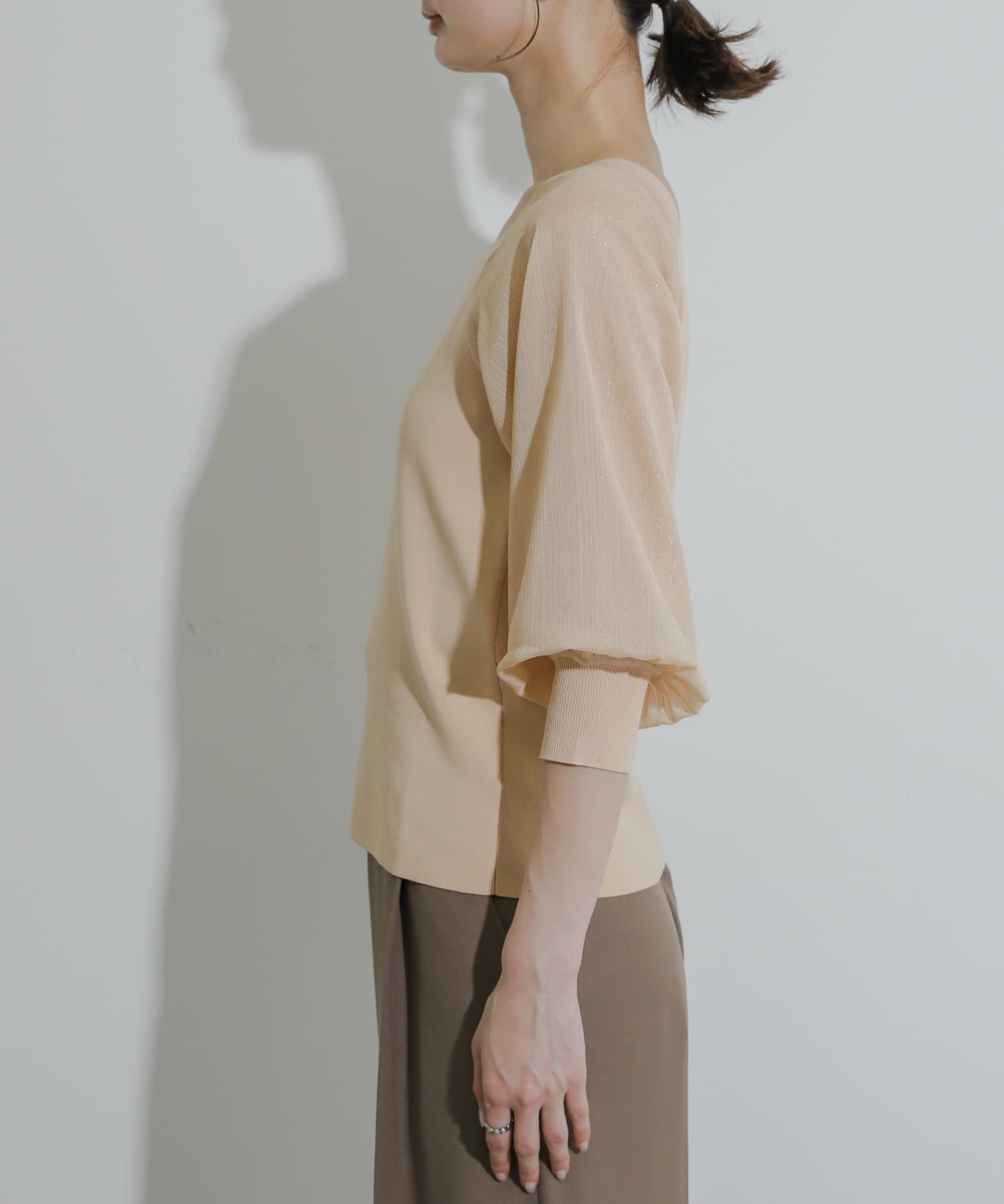 身長：169cm サイズ：one