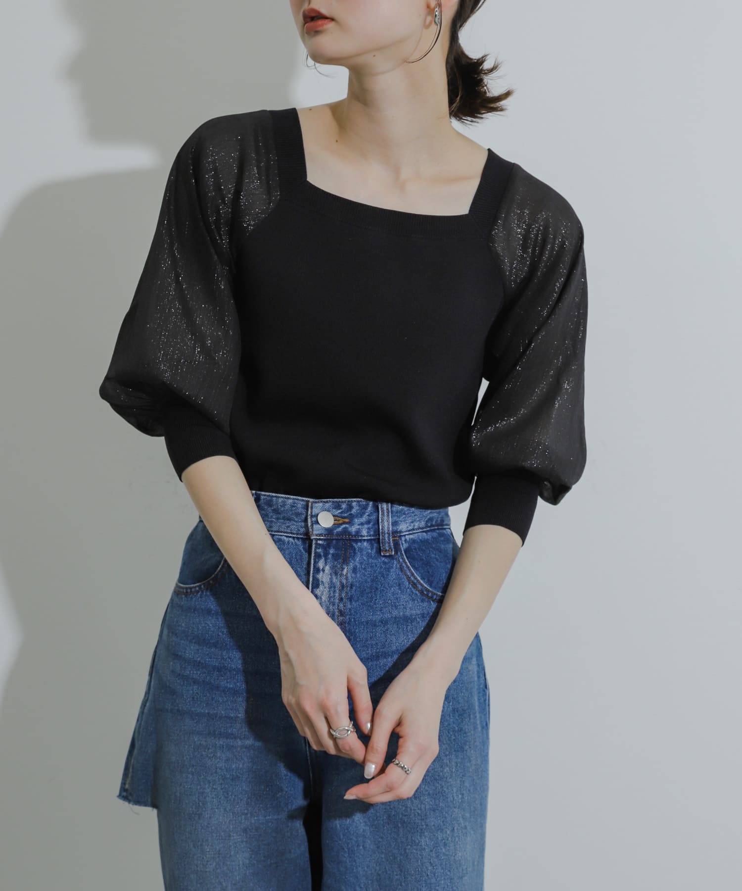 身長：169cm サイズ：one