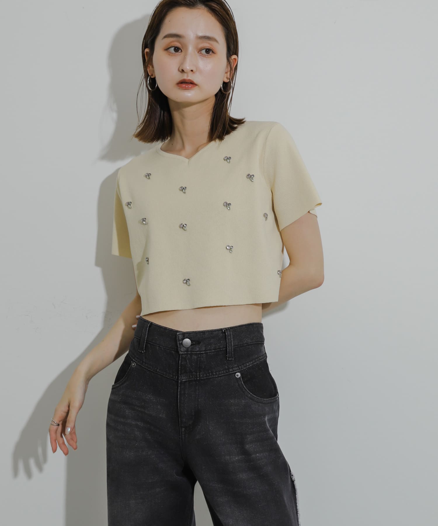 身長：169cm サイズ：one
