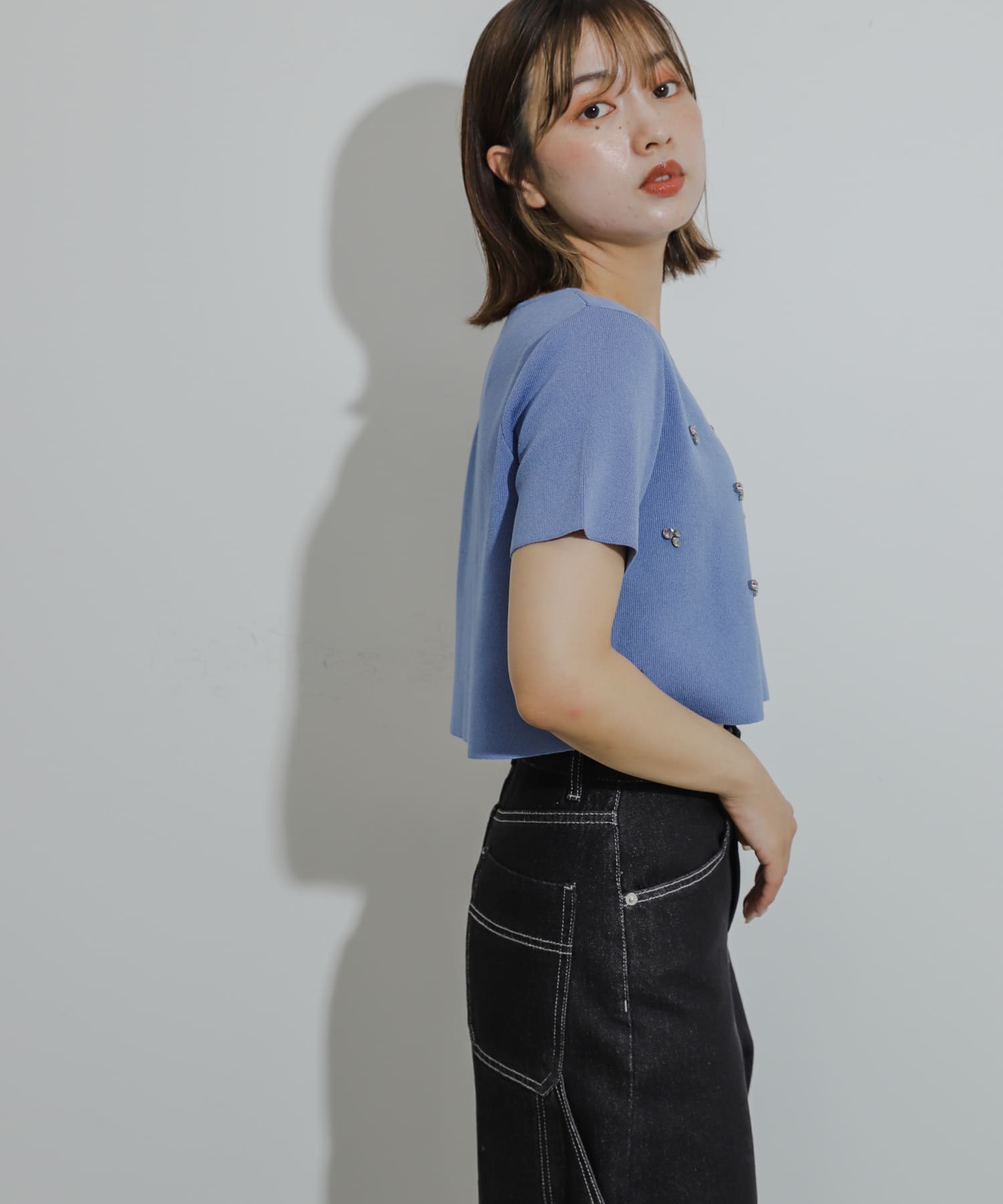 身長：158cm サイズ：one