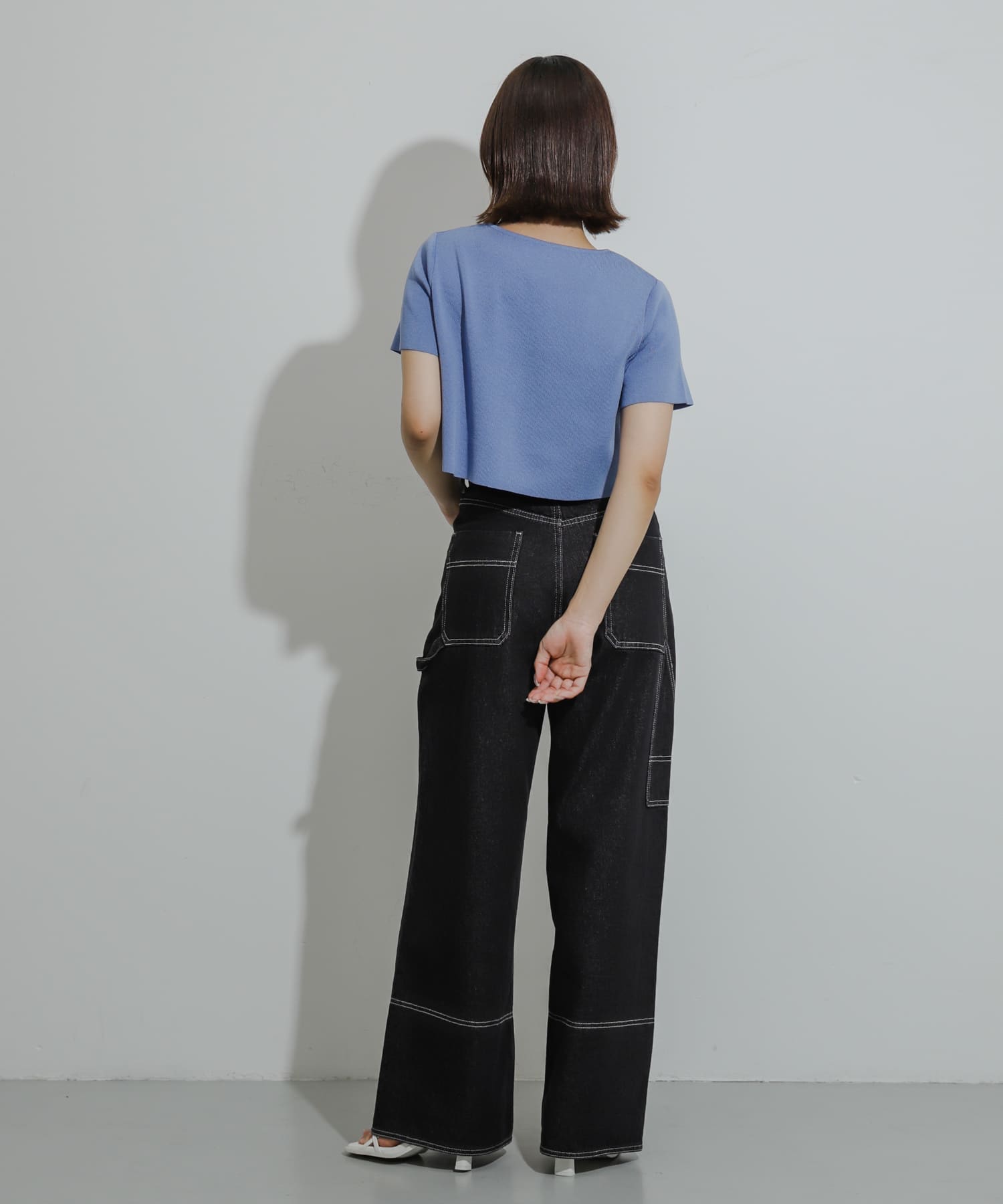 身長：158cm サイズ：one