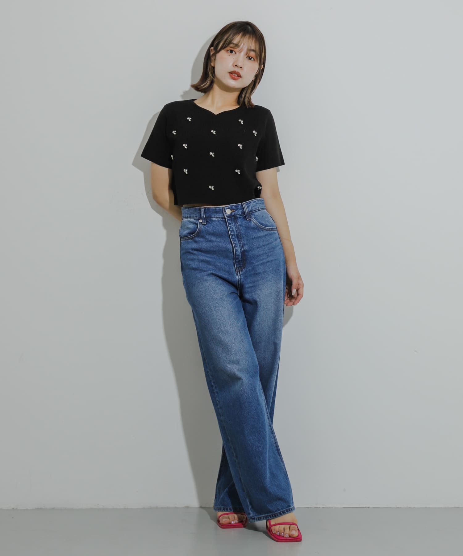 身長：158cm サイズ：one