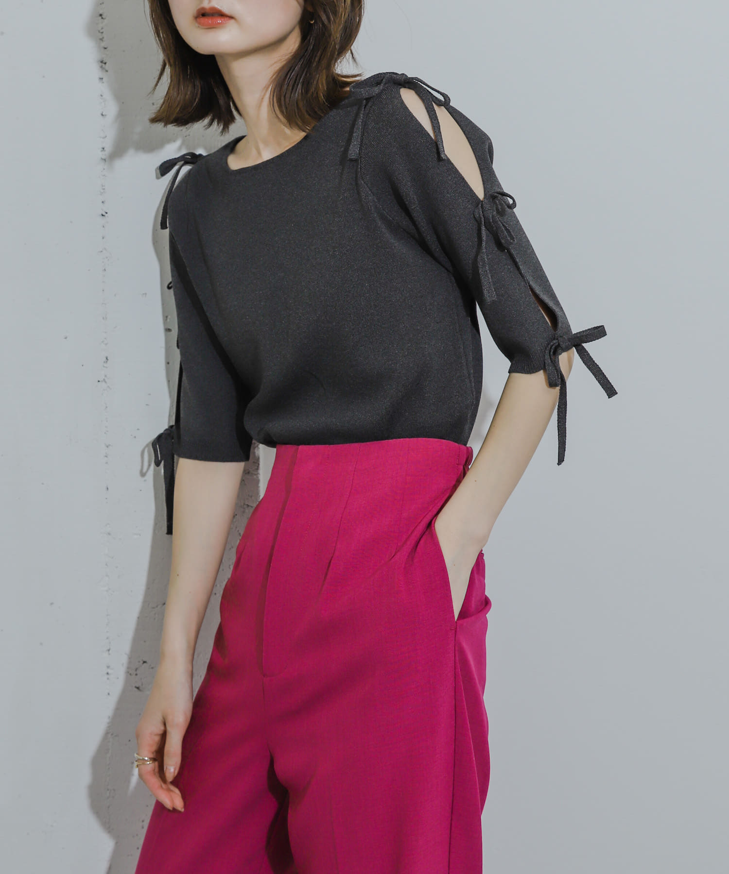 身長：169cm サイズ：one