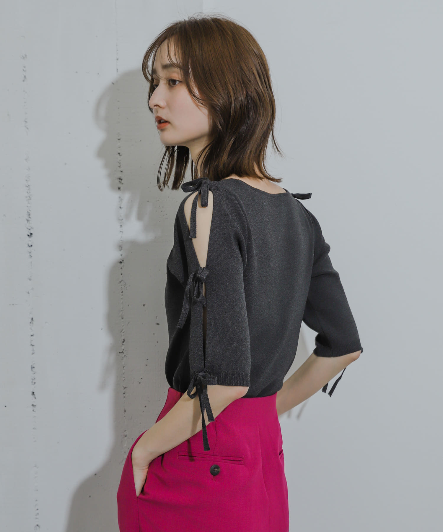 身長：169cm サイズ：one