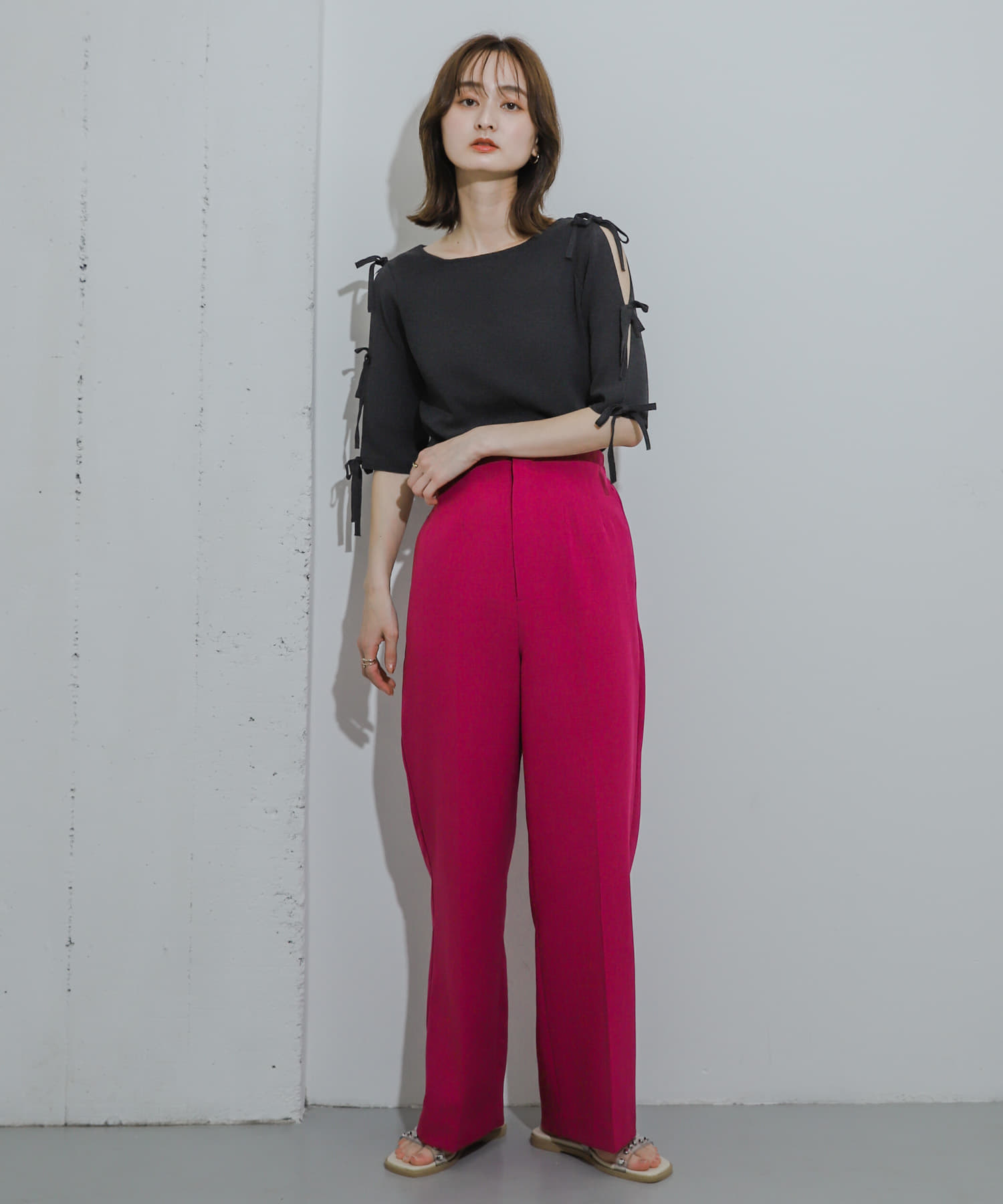 身長：169cm サイズ：one