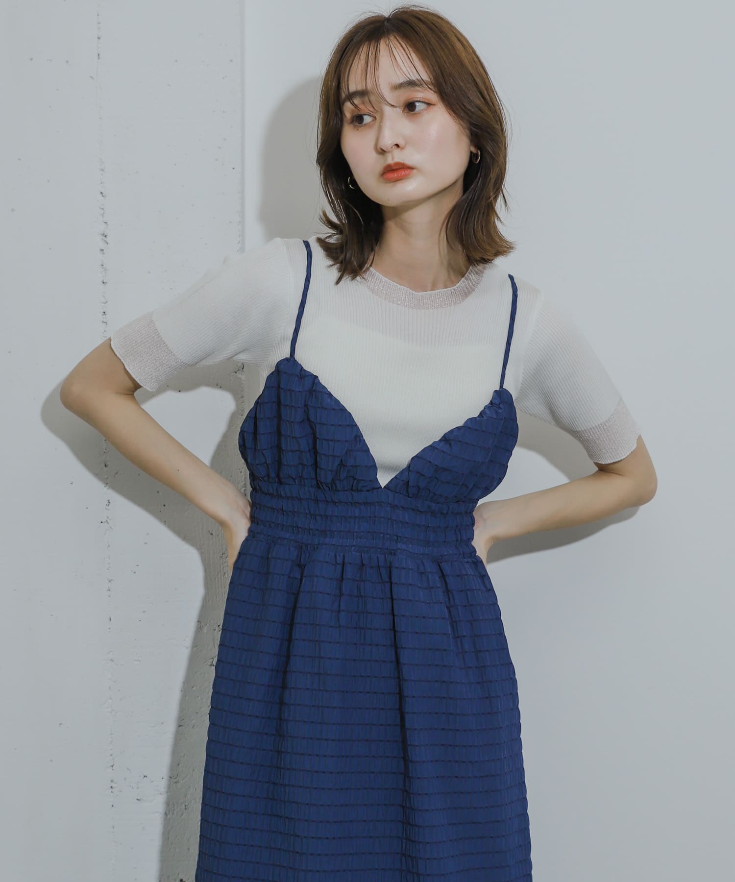 身長：169cm サイズ：one