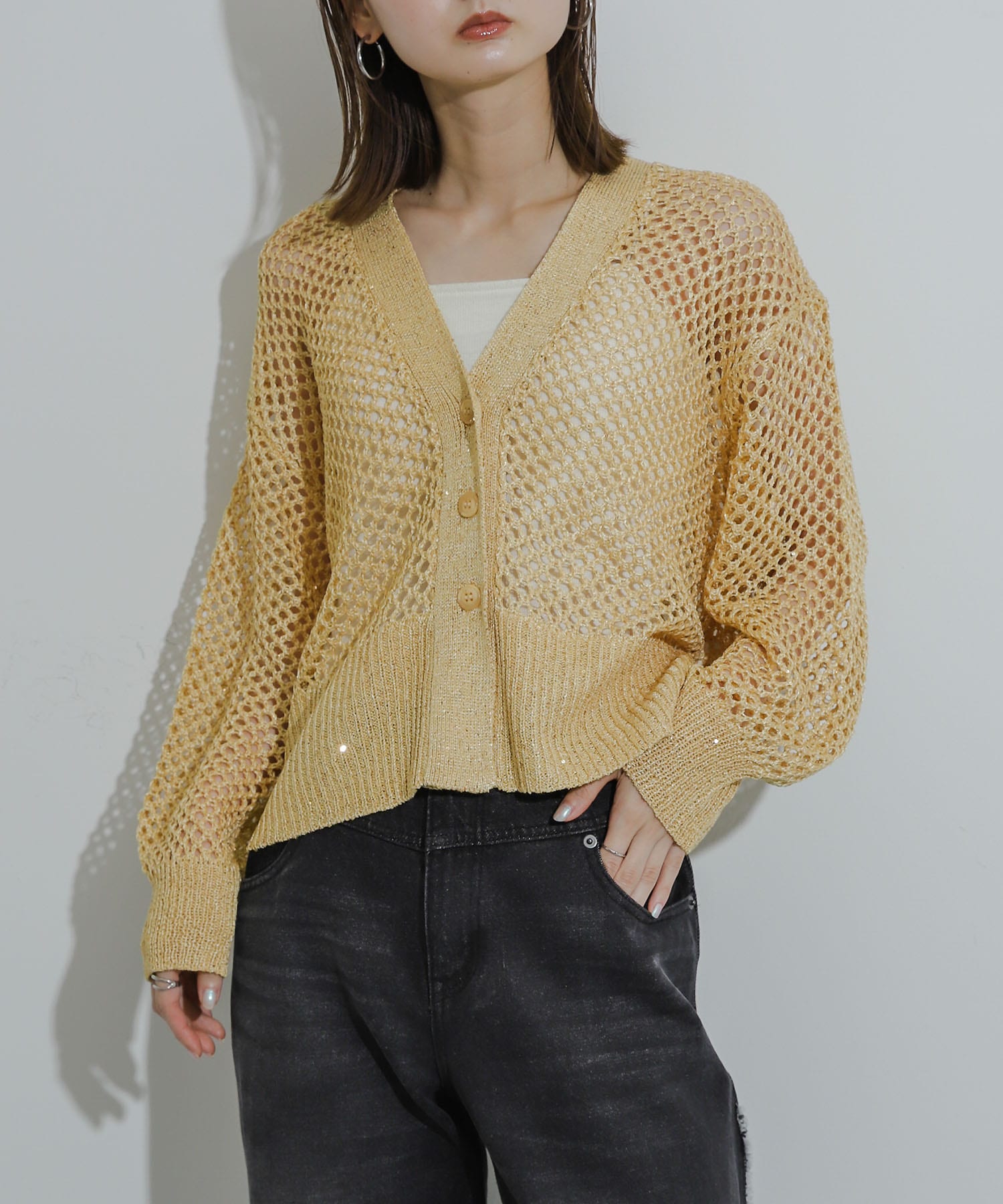 身長：169cm サイズ：one