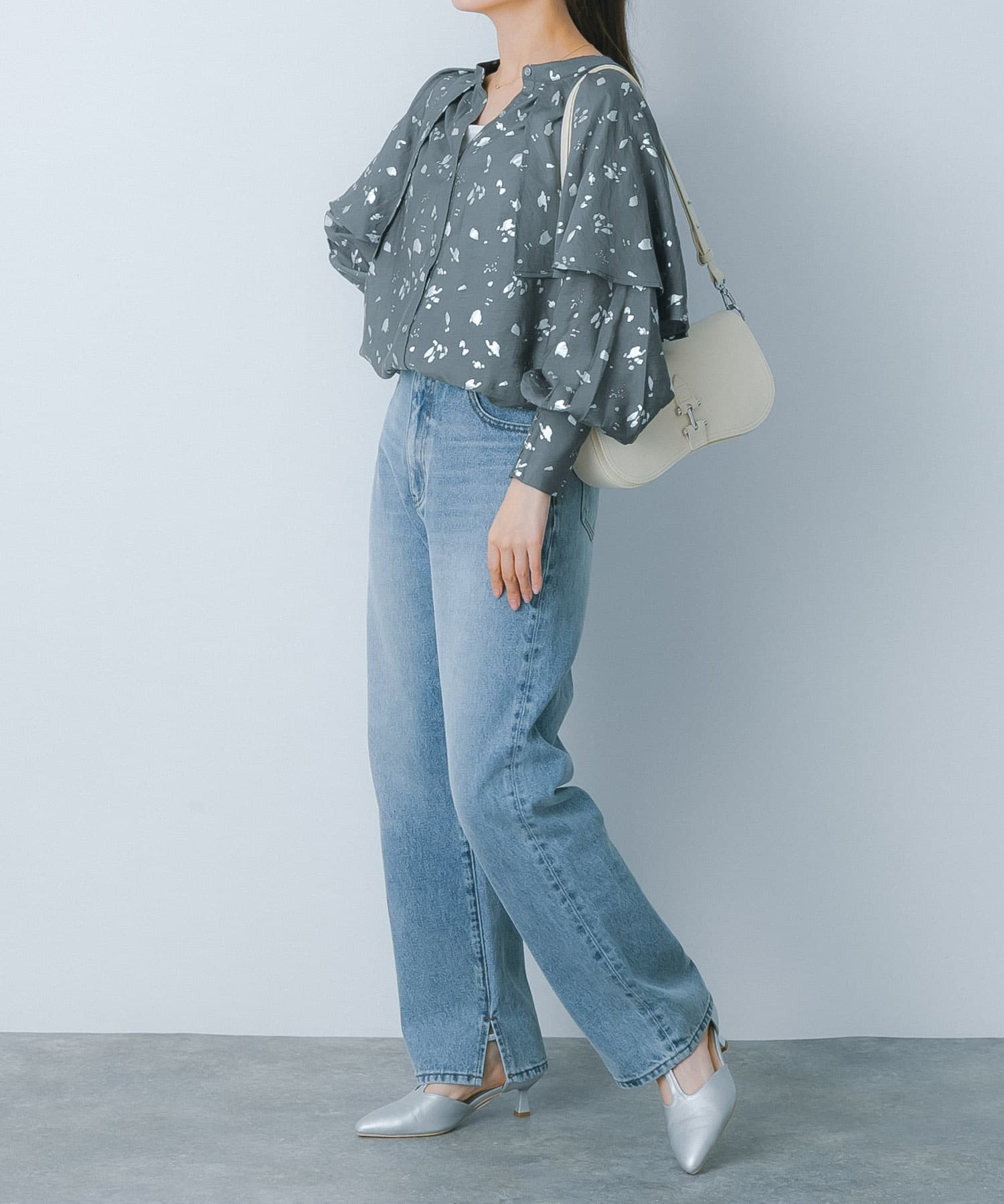 身長：153cm サイズ：one