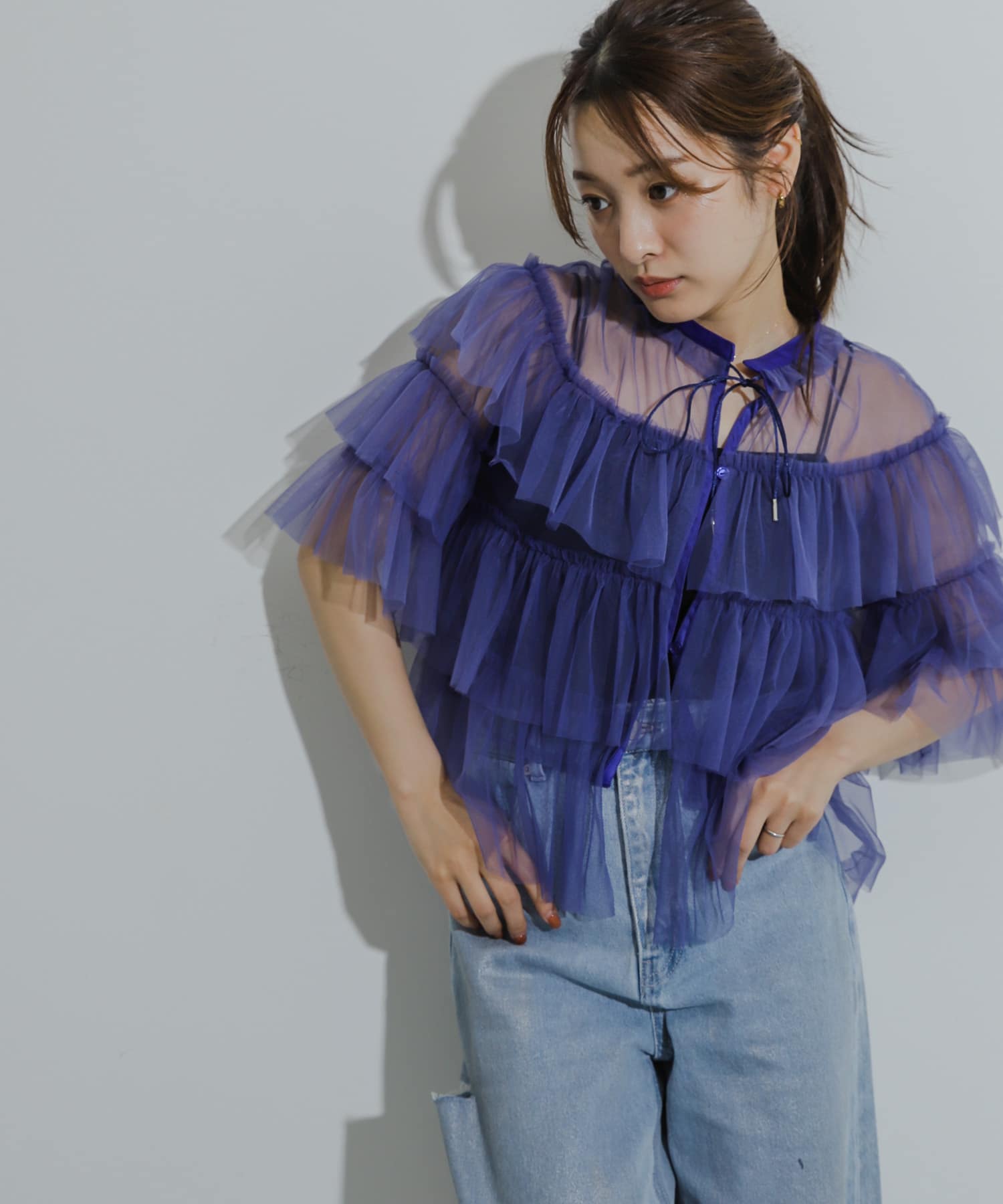 身長：155cm サイズ：one