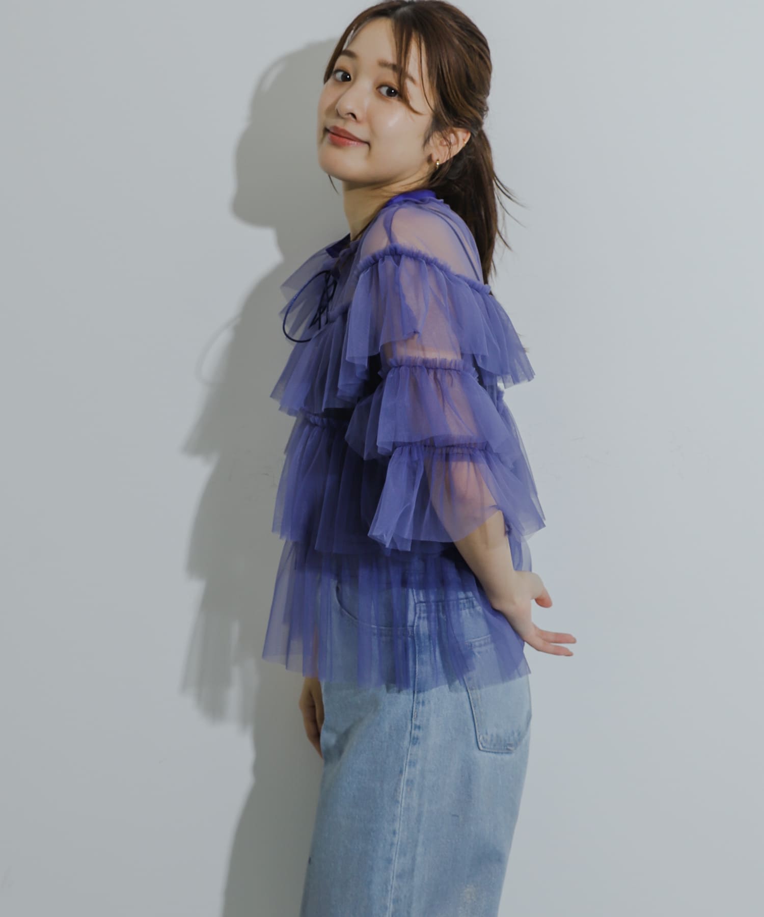 身長：155cm サイズ：one