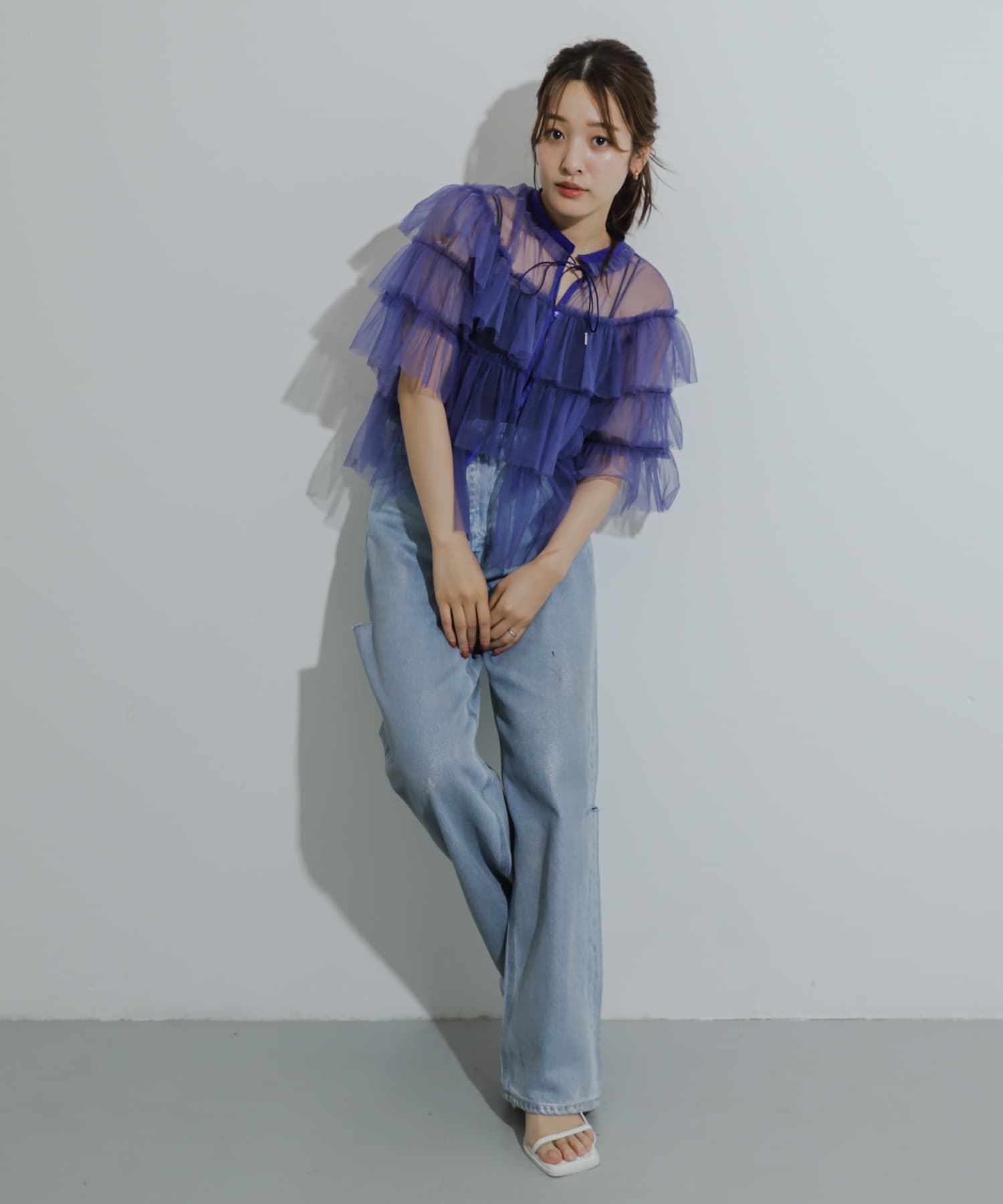 身長：155cm サイズ：one