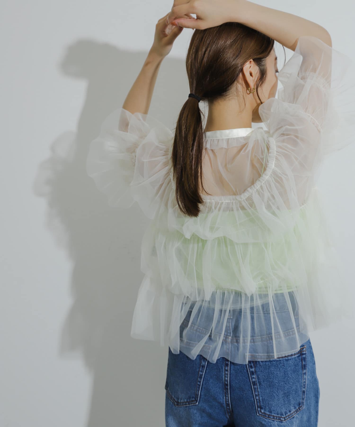 身長：155cm サイズ：one