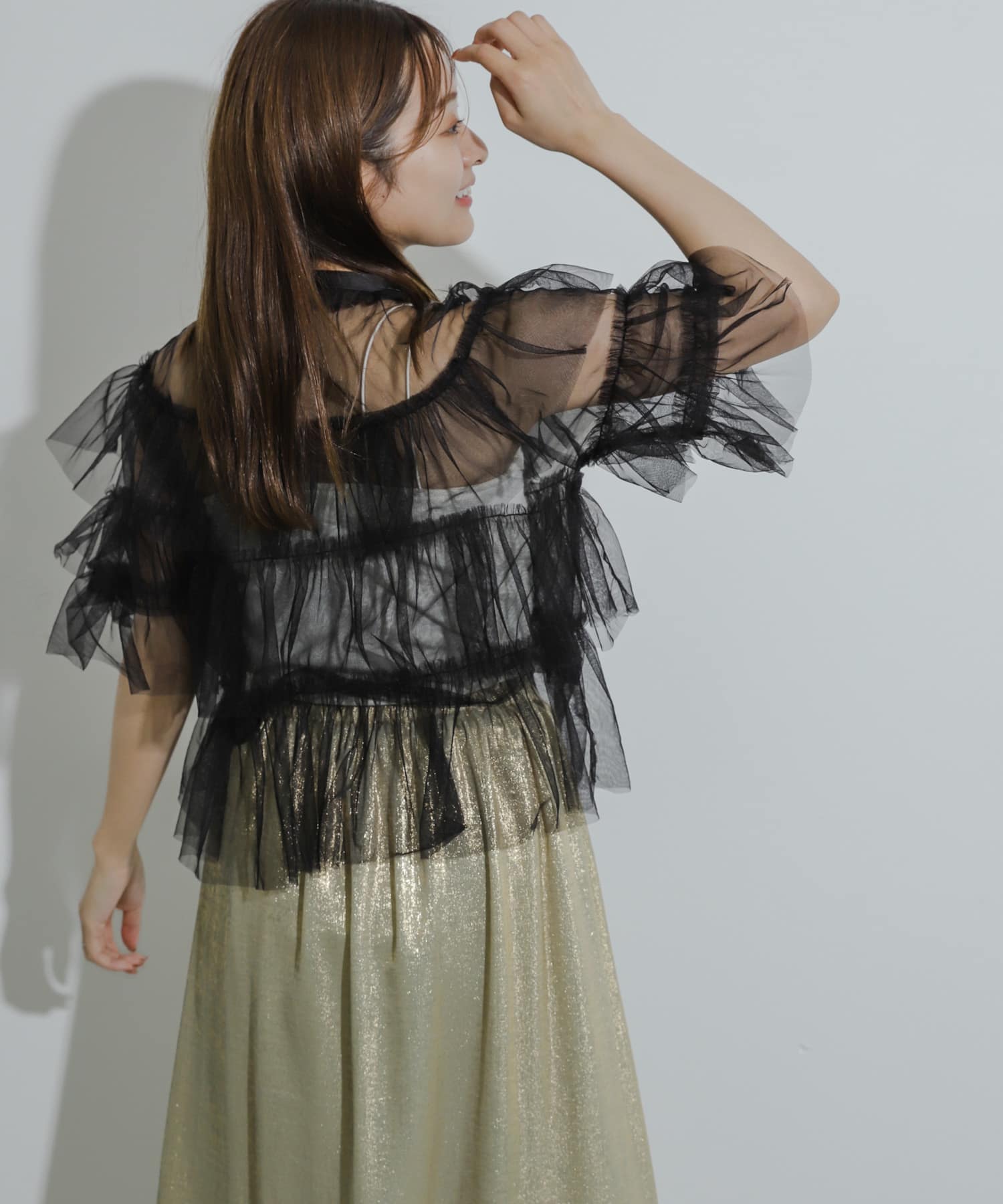 身長：155cm サイズ：one