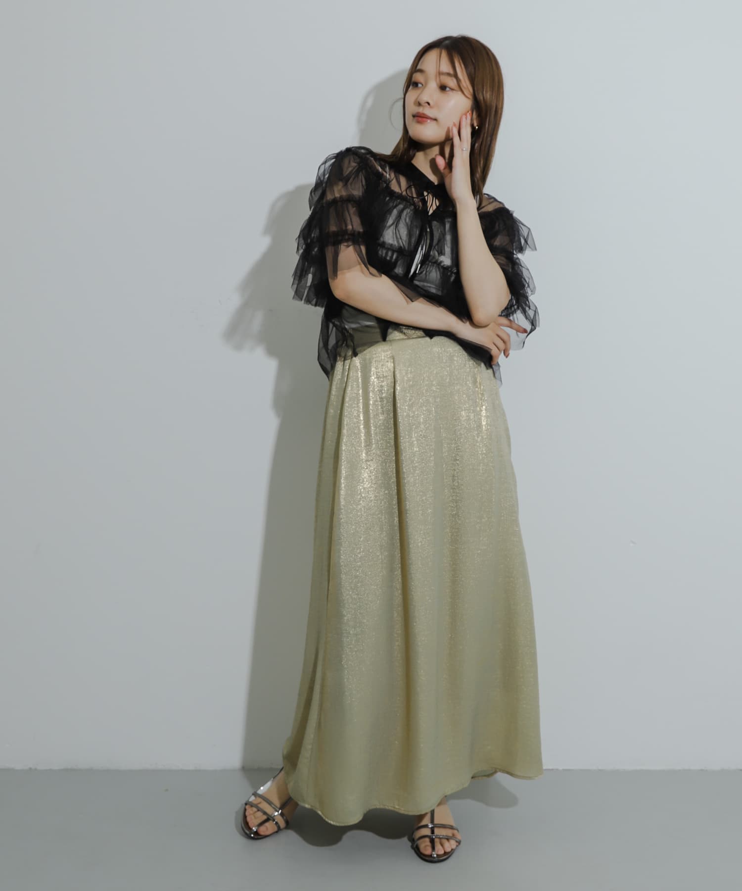 身長：155cm サイズ：one