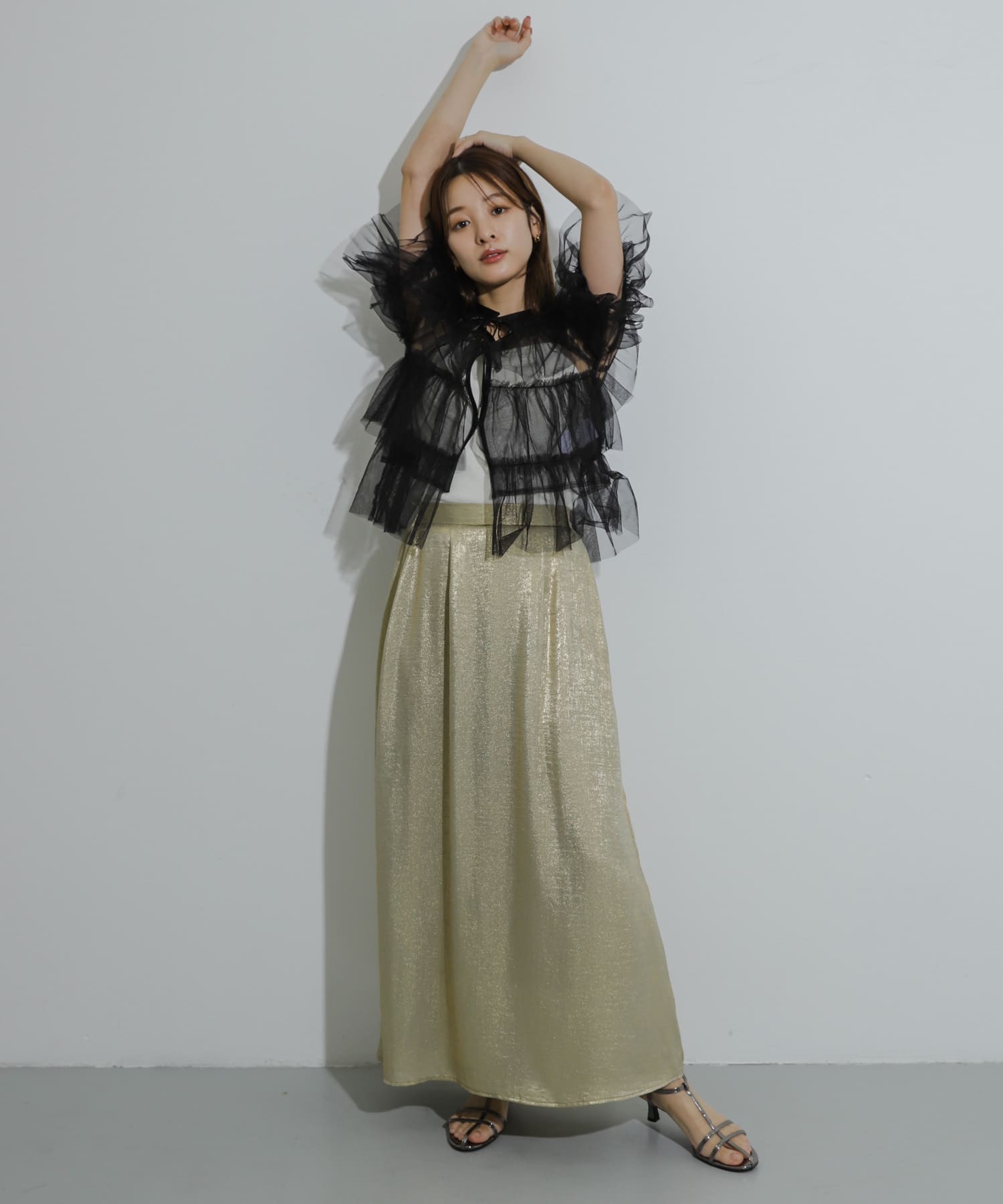 身長：155cm サイズ：one