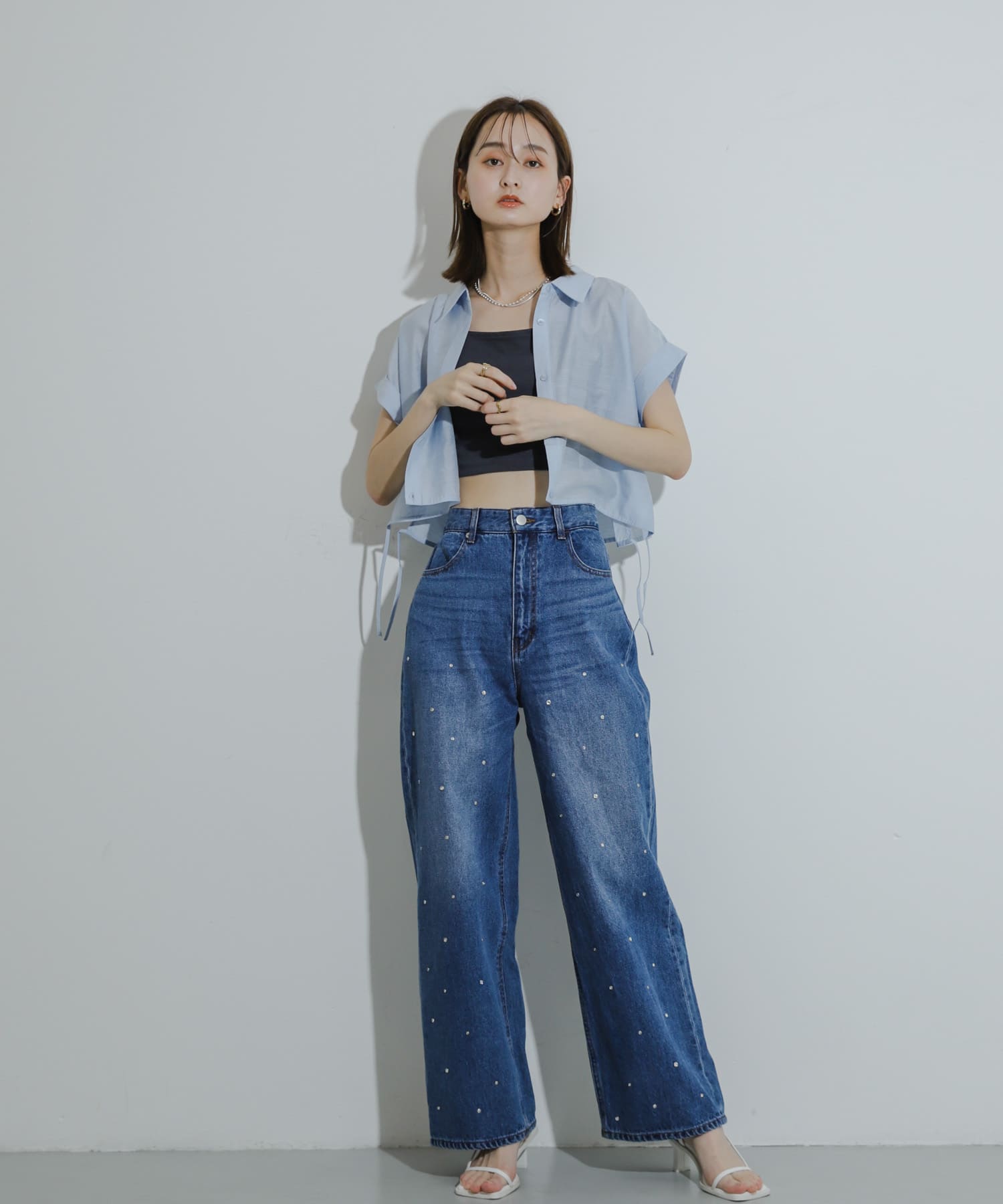 身長：169cm サイズ：one