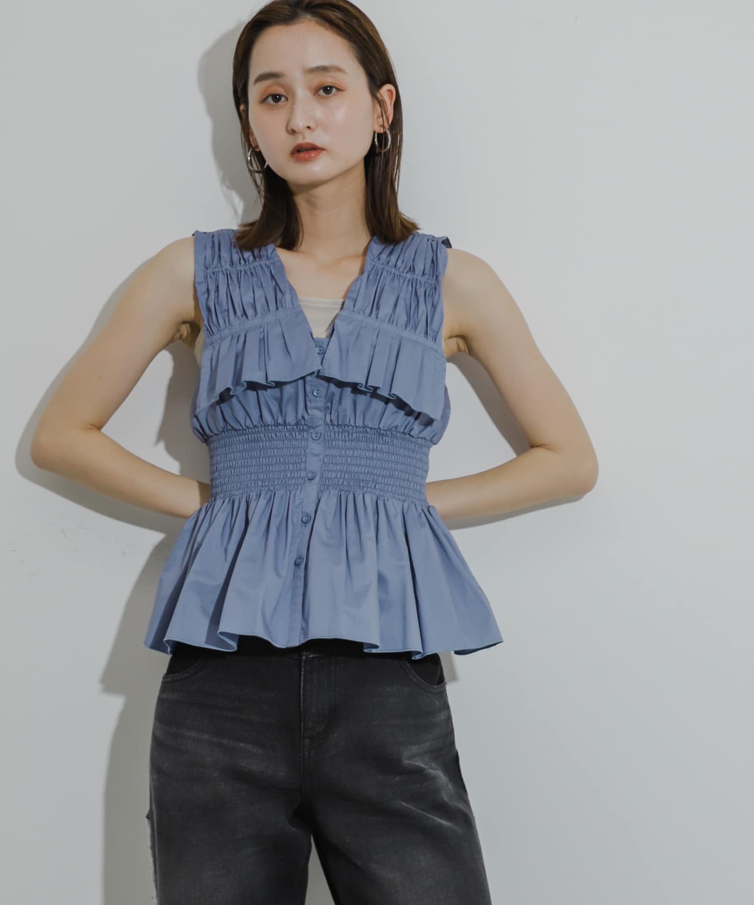 身長：169cm サイズ：one