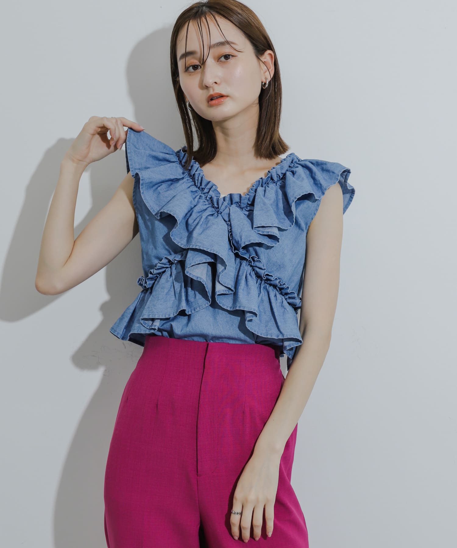 身長：169cm サイズ：one