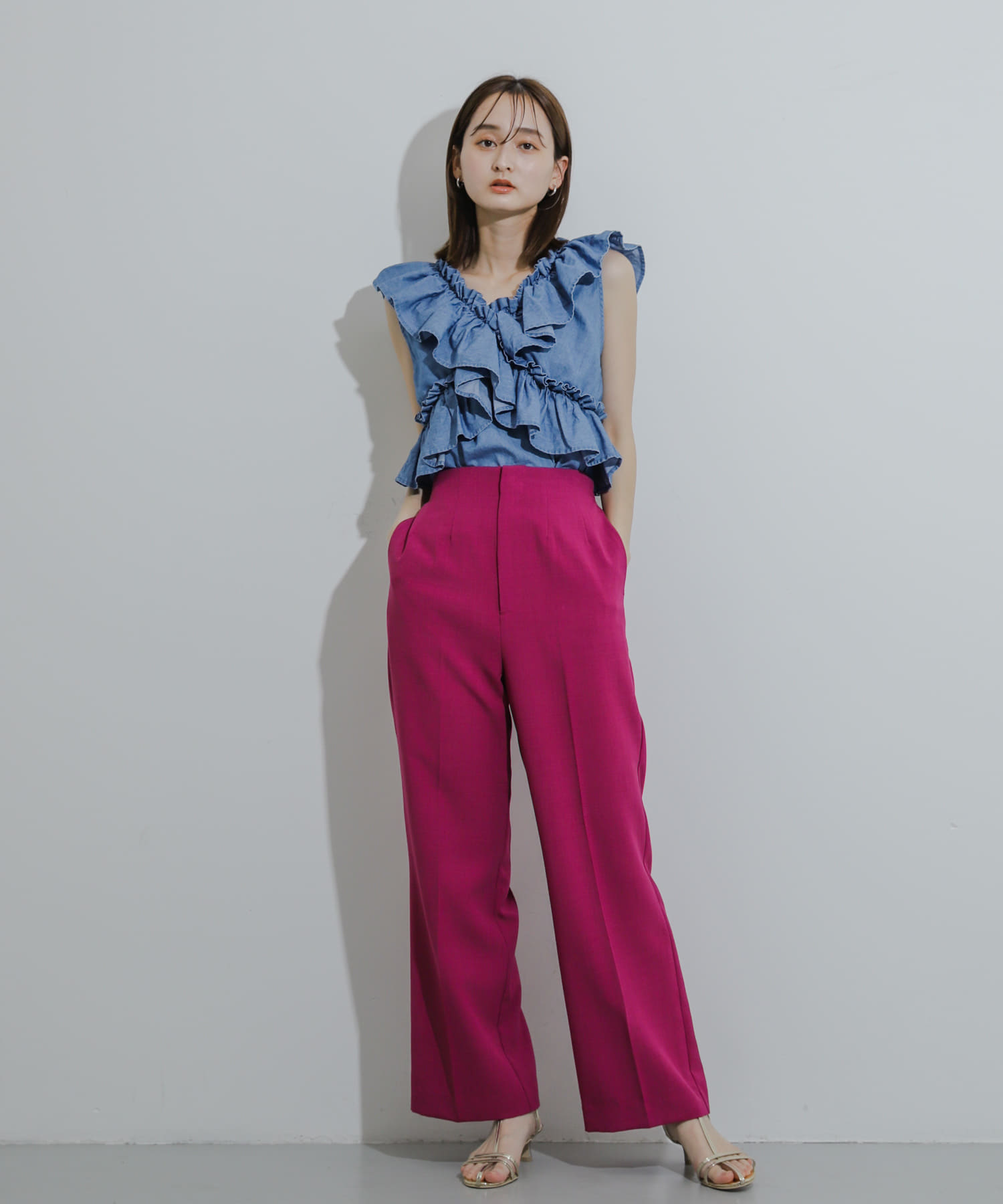 身長：169cm サイズ：one