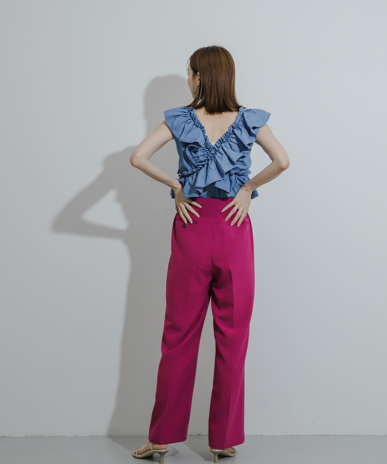 身長：169cm サイズ：one