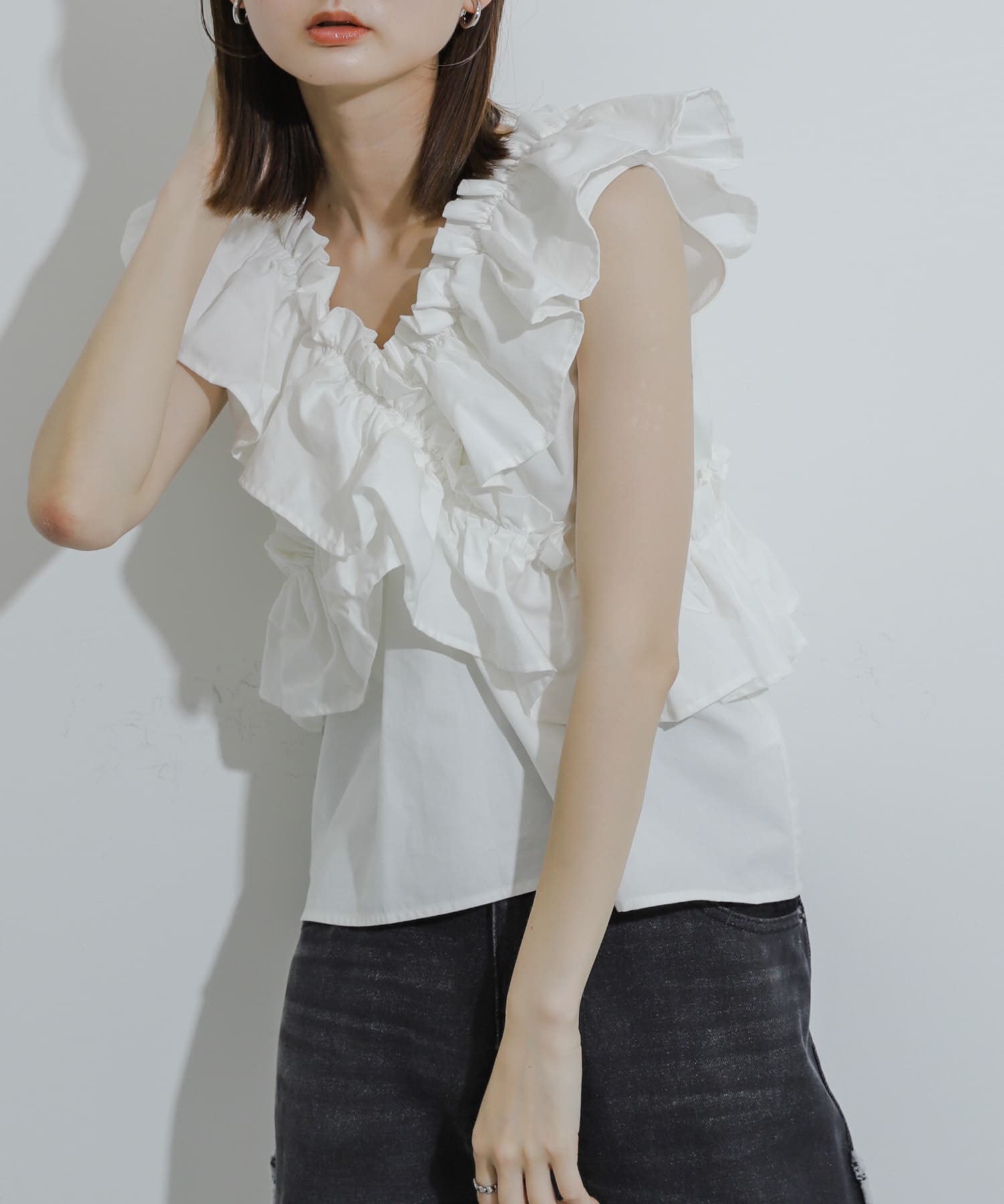 身長：169cm サイズ：one