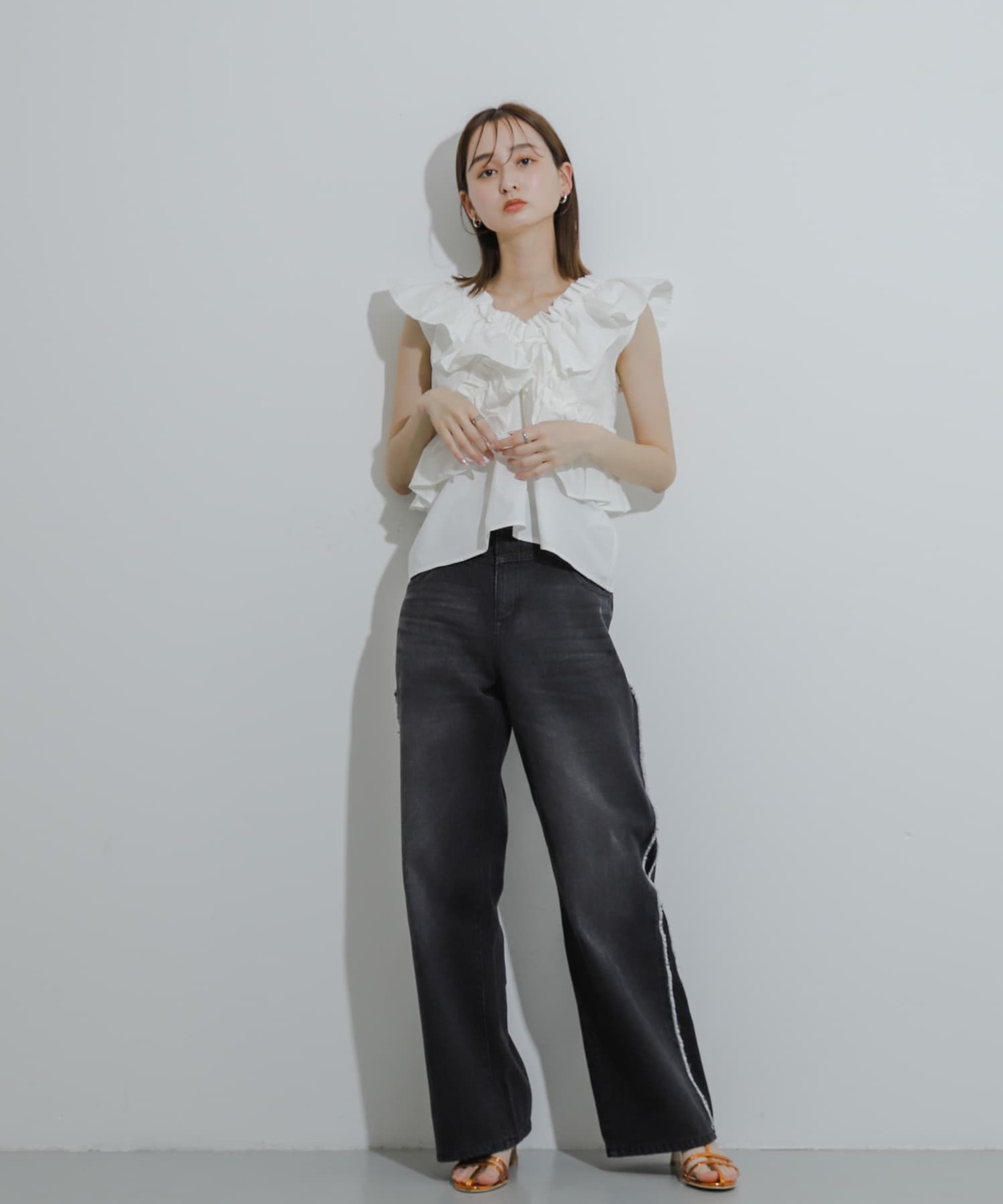 身長：169cm サイズ：one