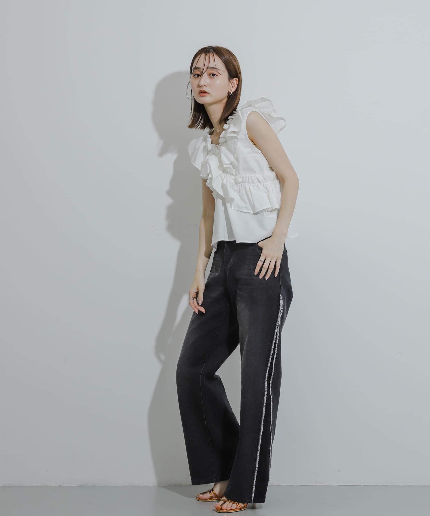 身長：169cm サイズ：one