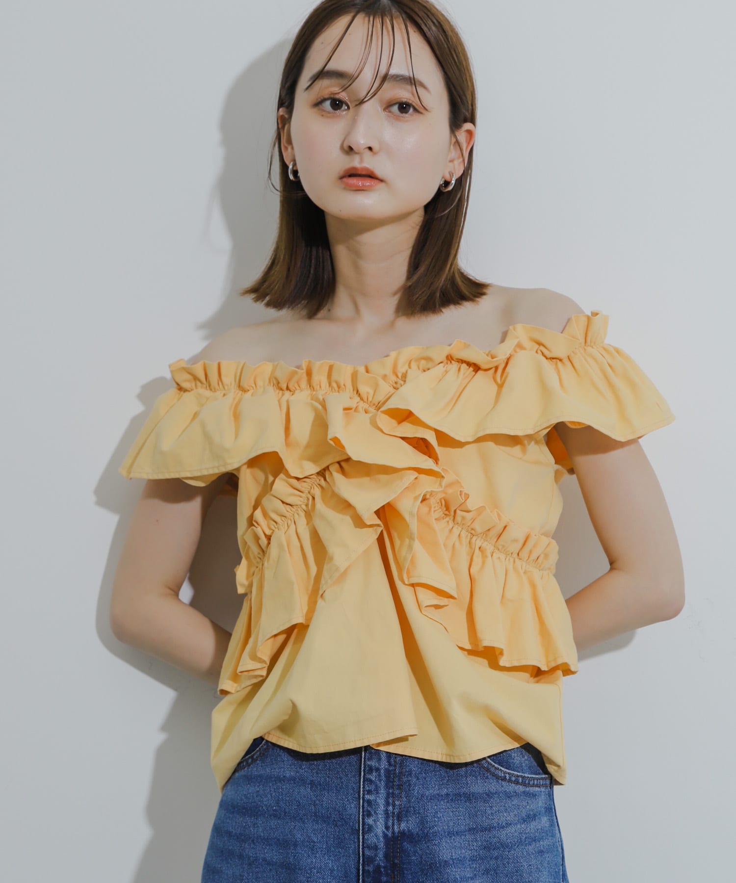身長：169cm サイズ：one
