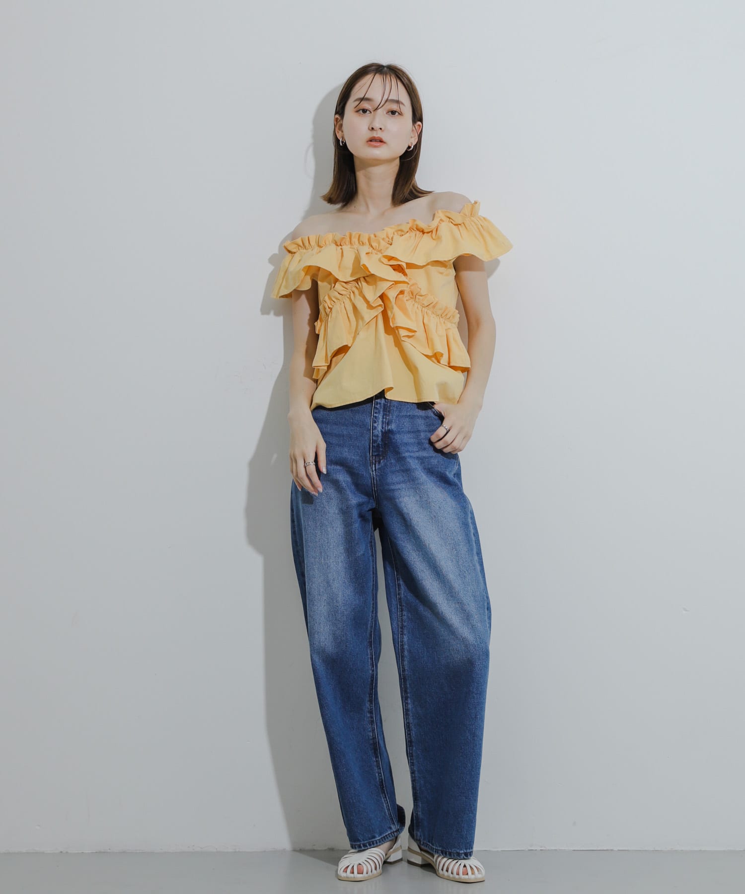 身長：169cm サイズ：one