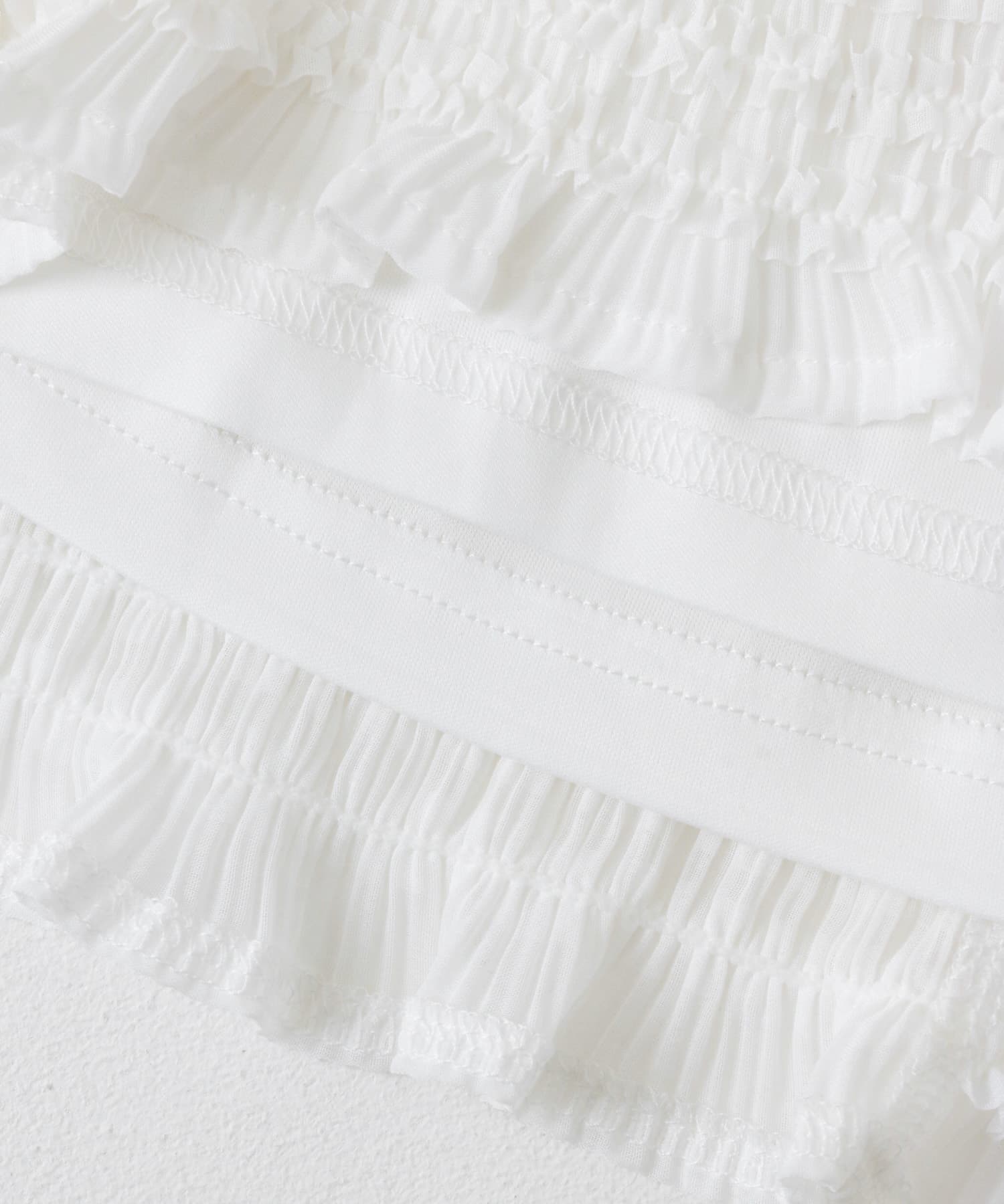 アイラインフリルスカート OFF WHITE one