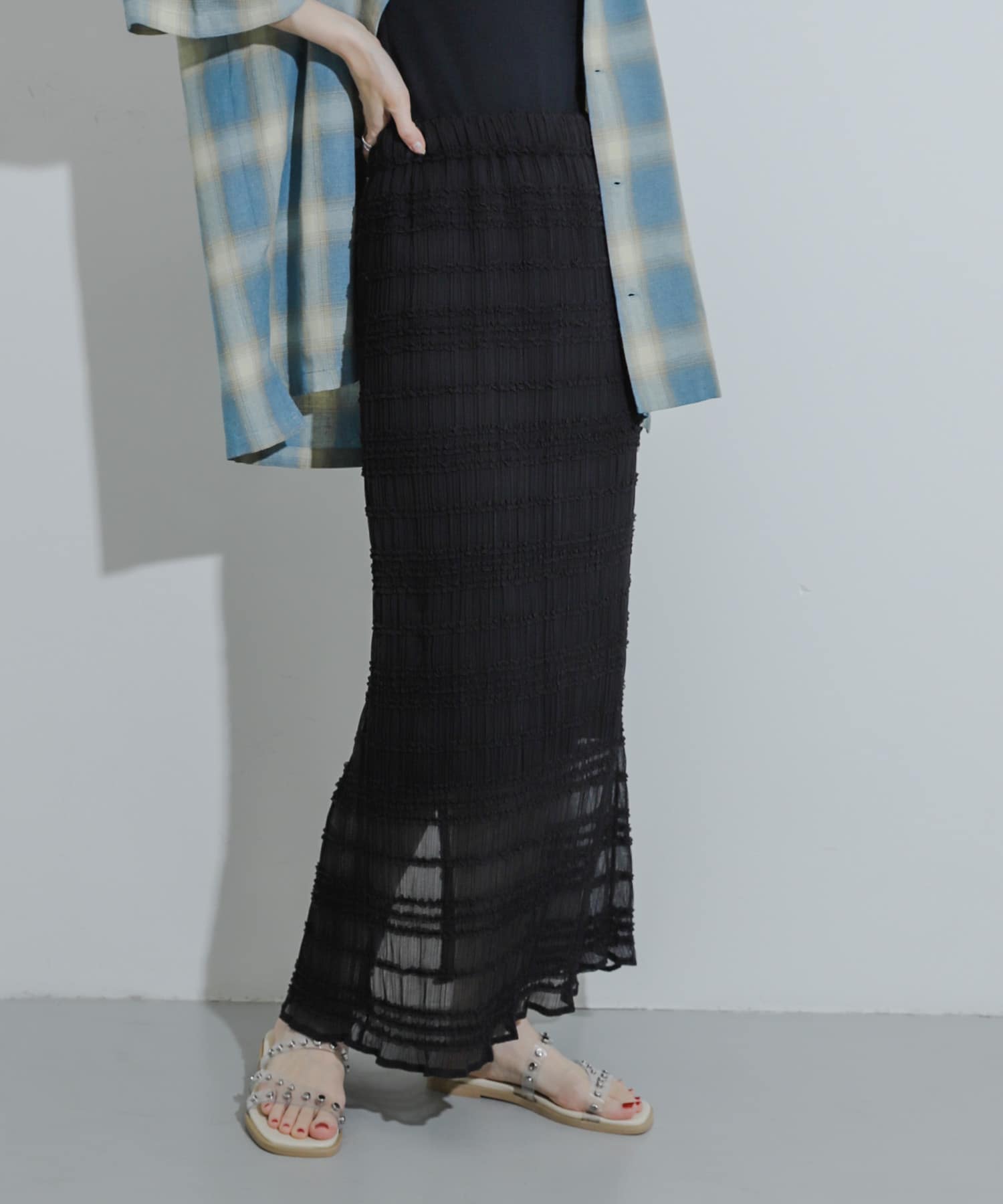 身長：169cm サイズ：one