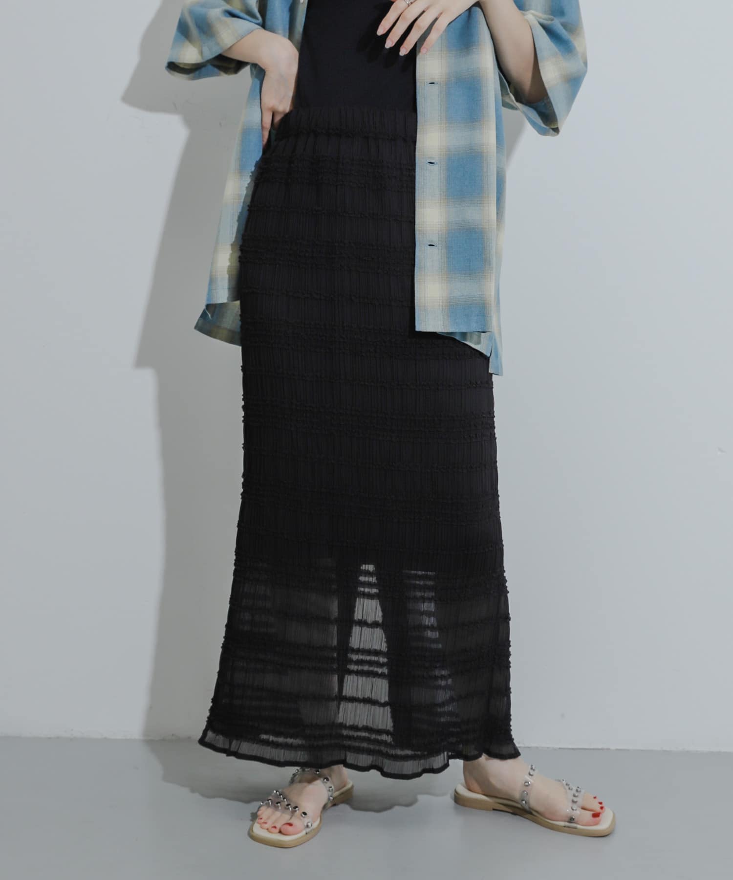 身長：169cm サイズ：one
