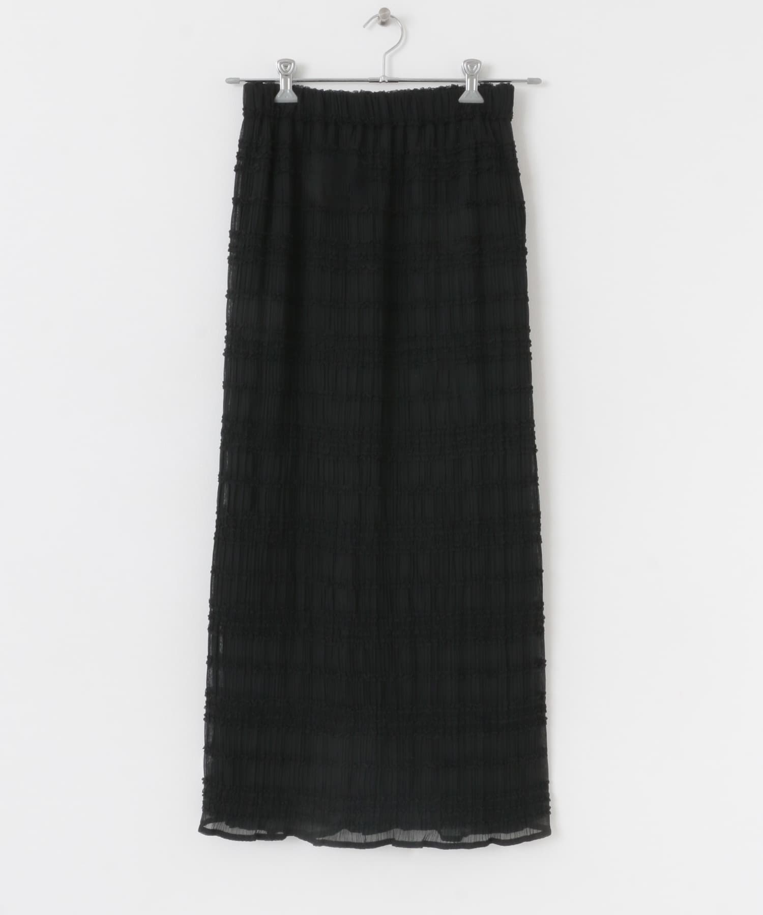 アイラインフリルスカート BLACK one
