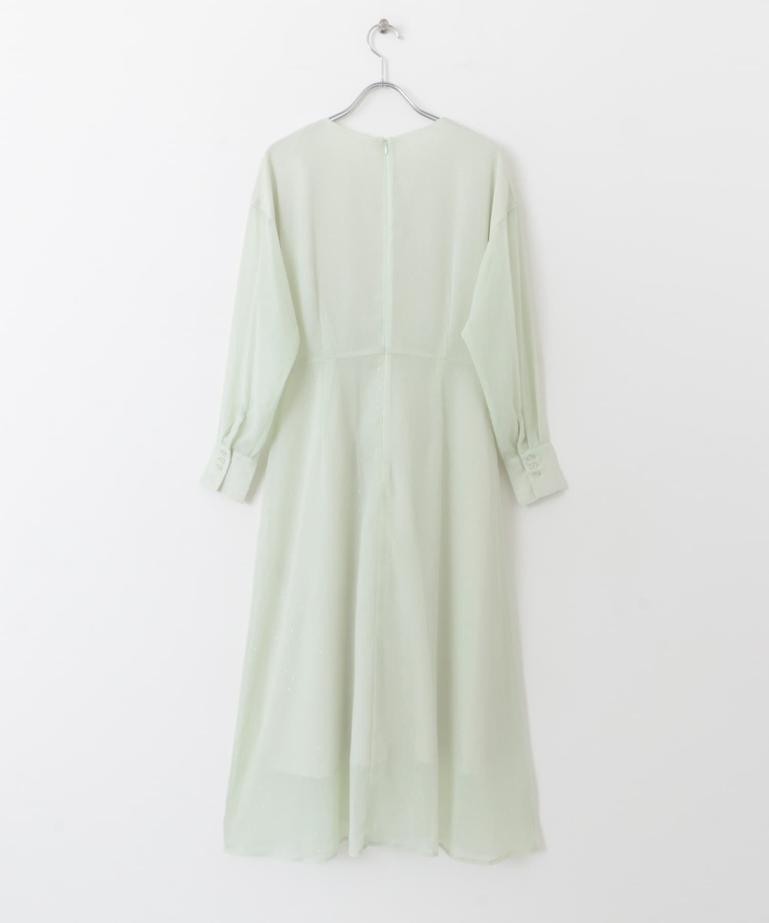 ラメジャガードワンピース MINT COMPACT