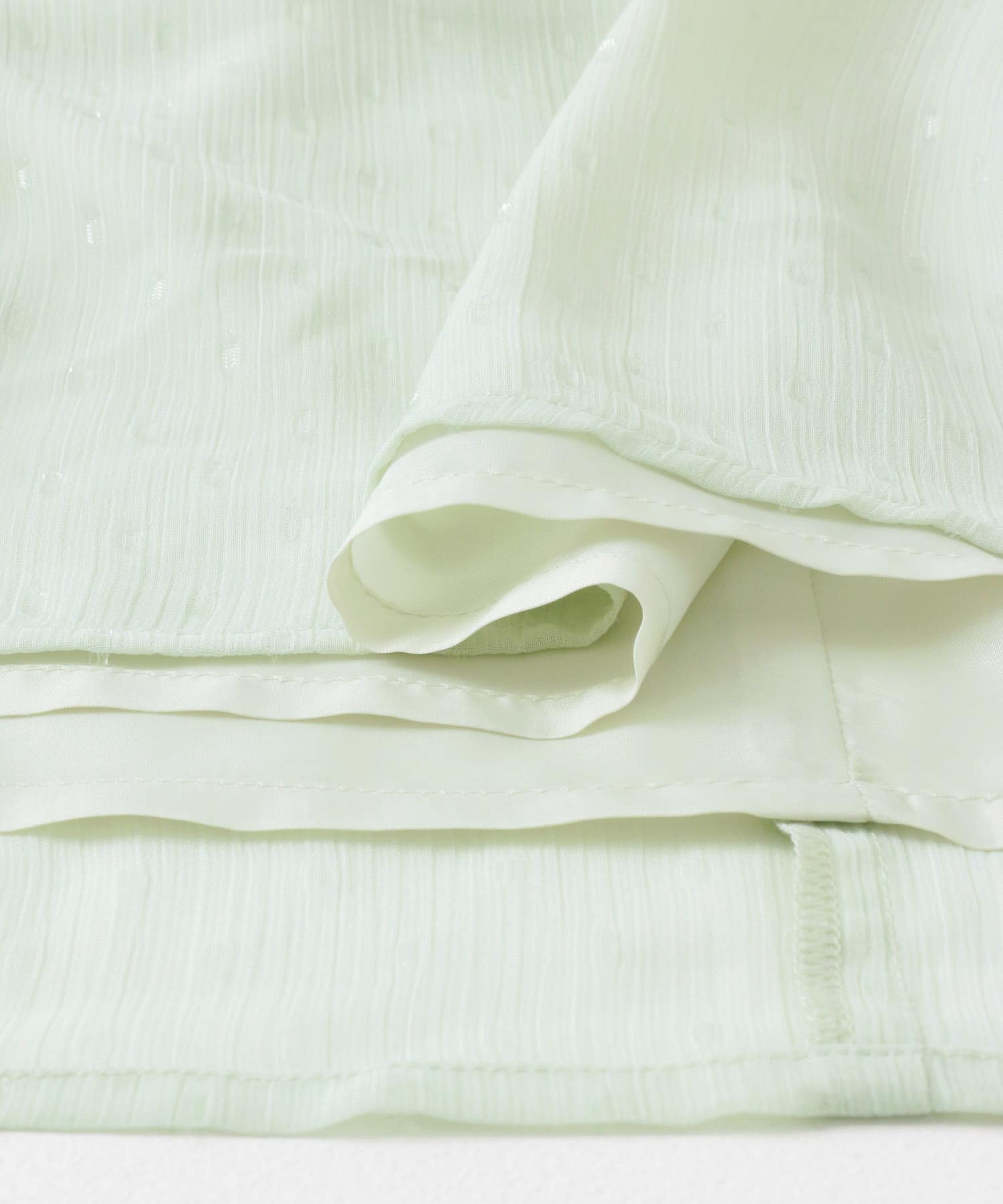 ラメジャガードワンピース MINT COMPACT