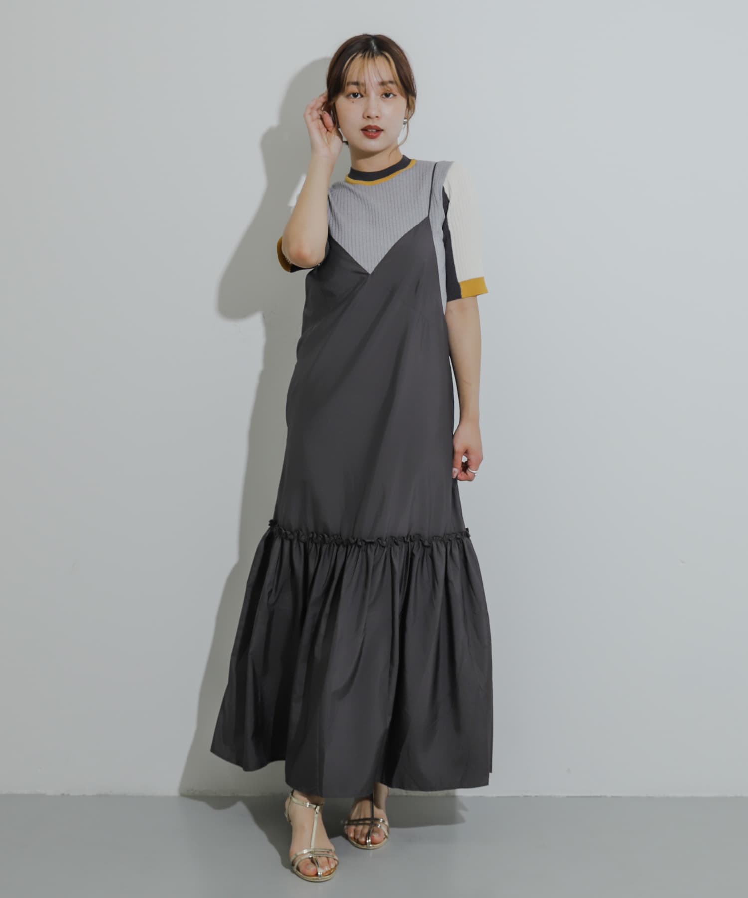 身長：158cm サイズ：one
